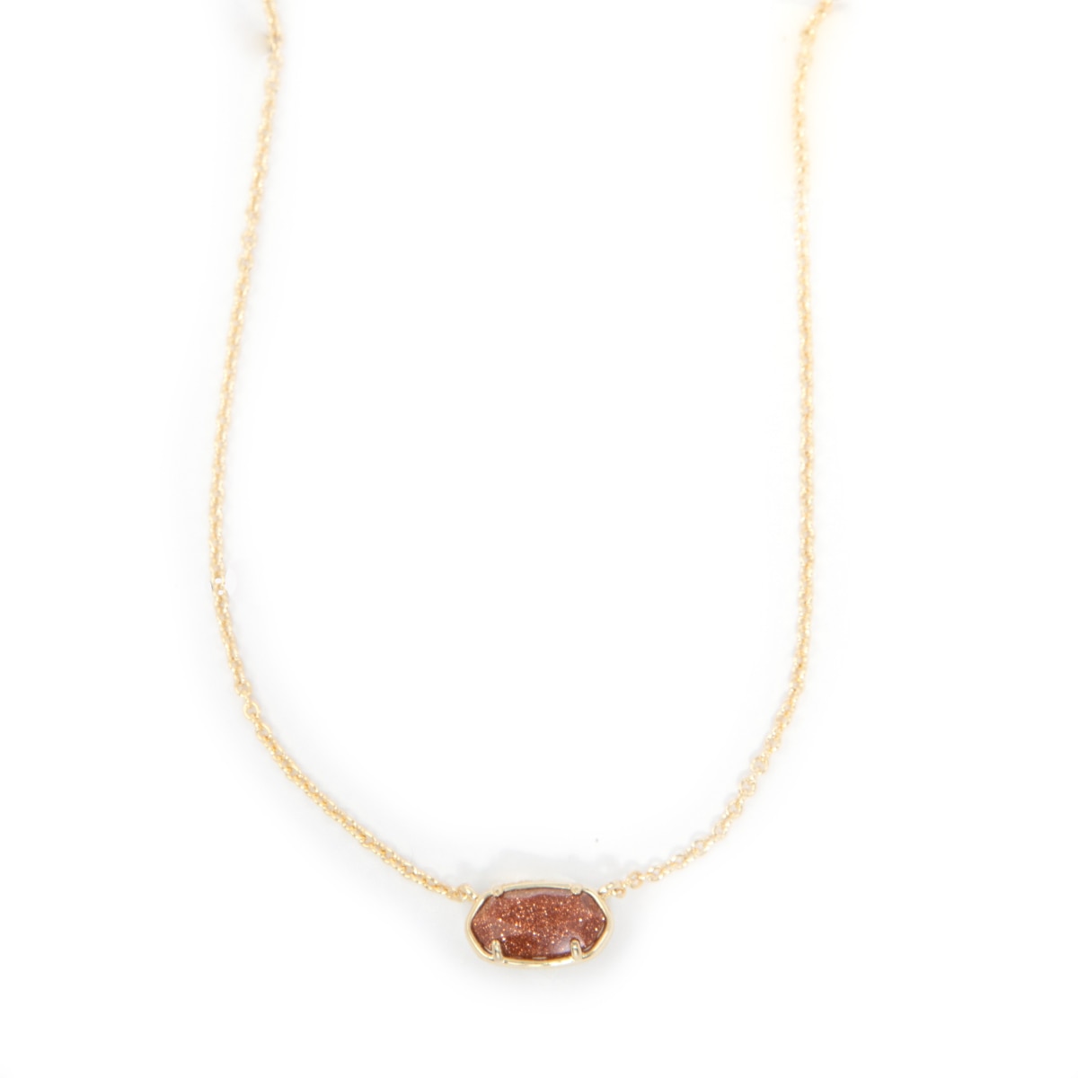 Kendra Scott Grayson Goldstone Short Pendant Necklace