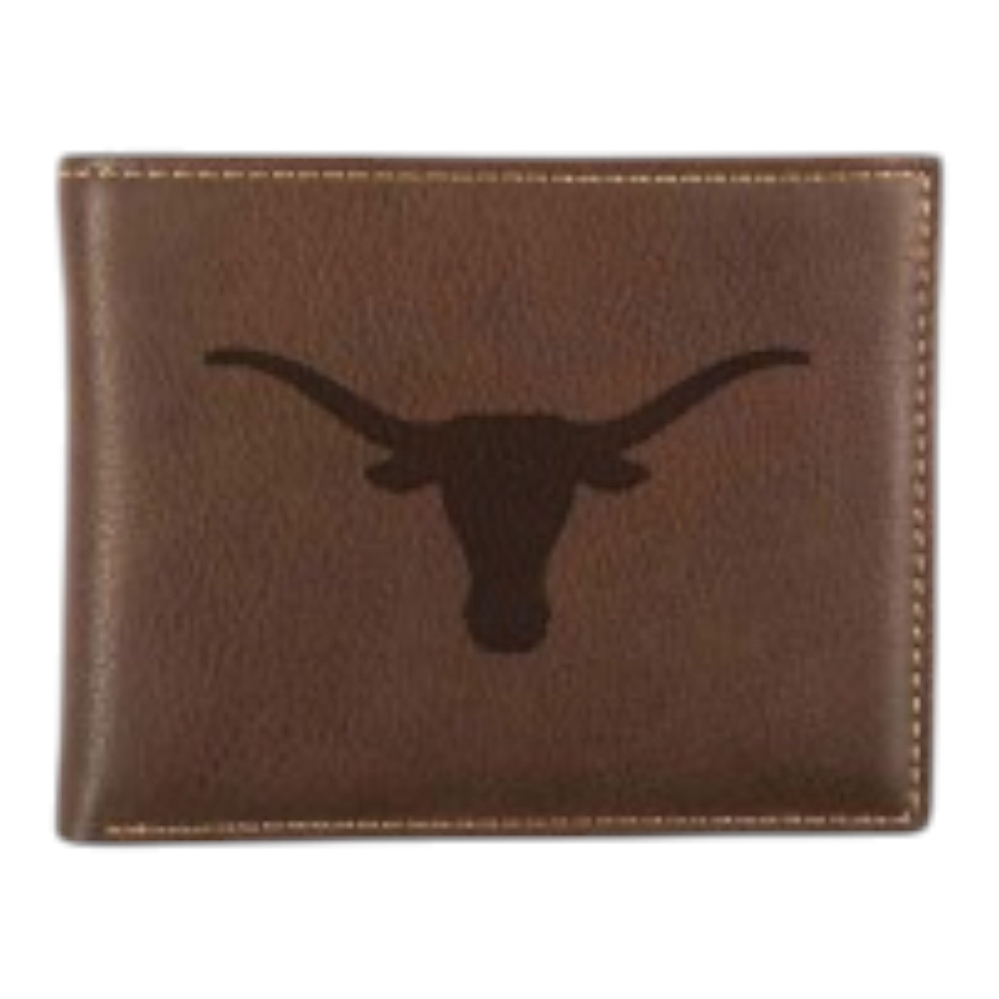 Texas Longhorns Billfold Wallet Contrast Stitch