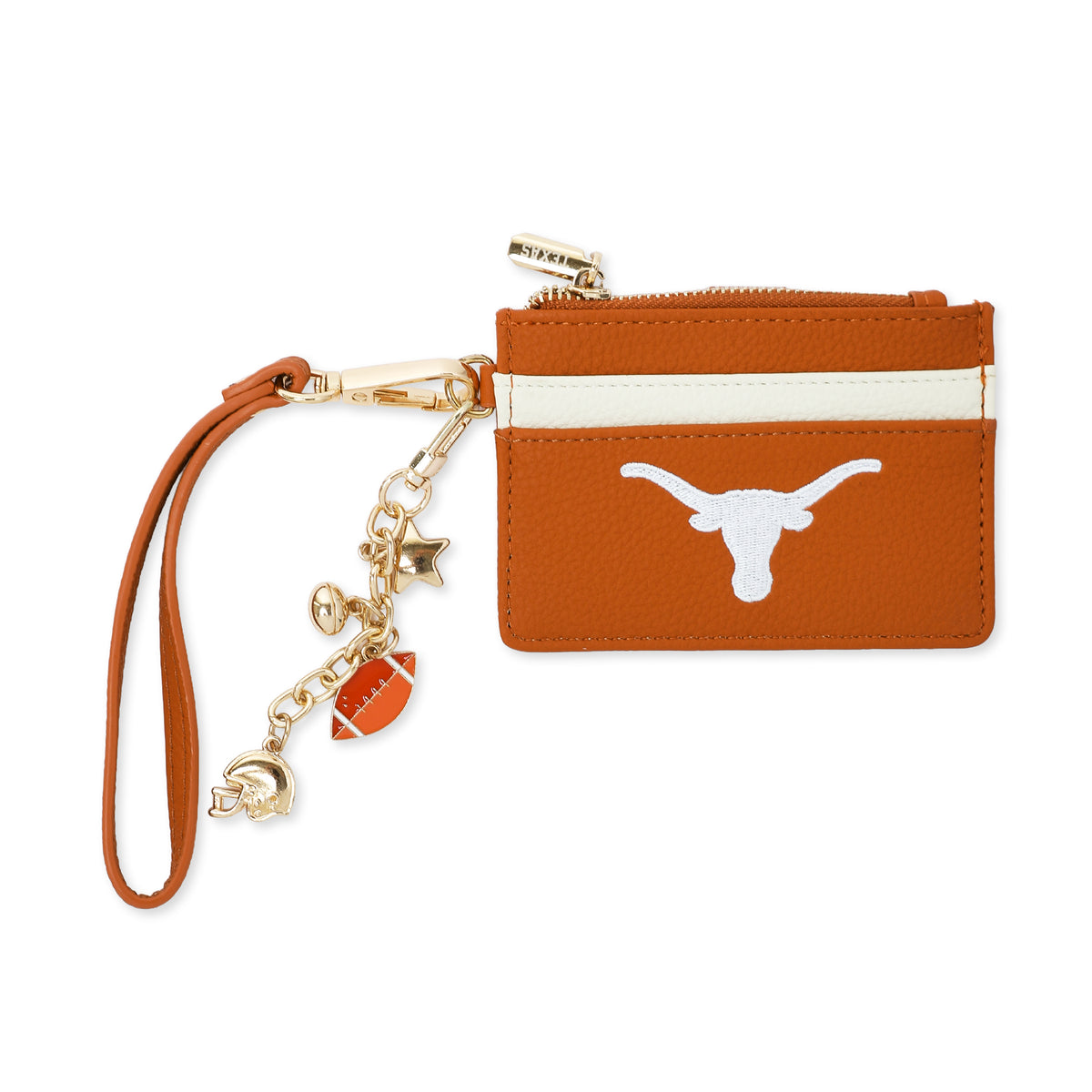 University of Texas Longhorns Card Holder with Charms
