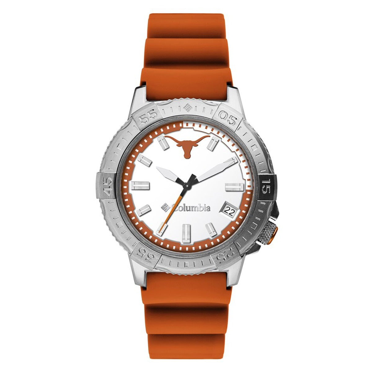 Columbia Texas Longhorns Peak Patrol Silicone Strap Watch