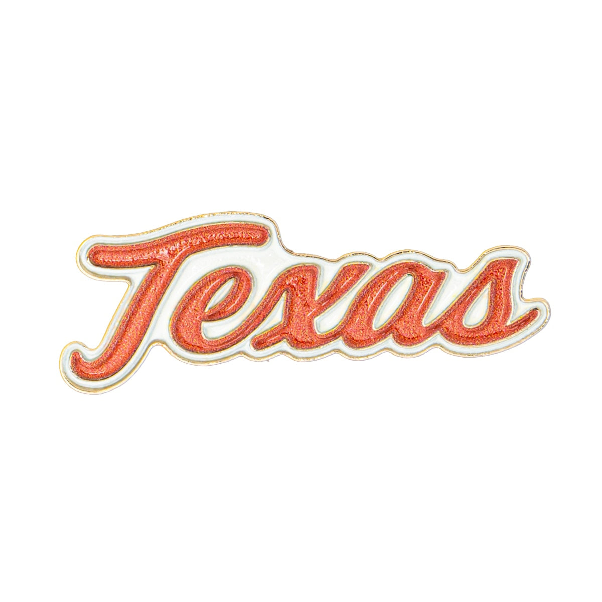 Texas Script Pin - 1.25"