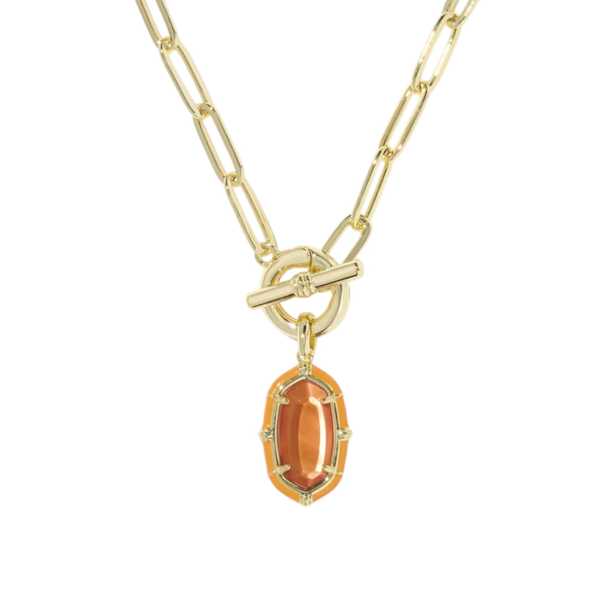 Kendra Scott Elisa Enamel Link and Chain Necklace