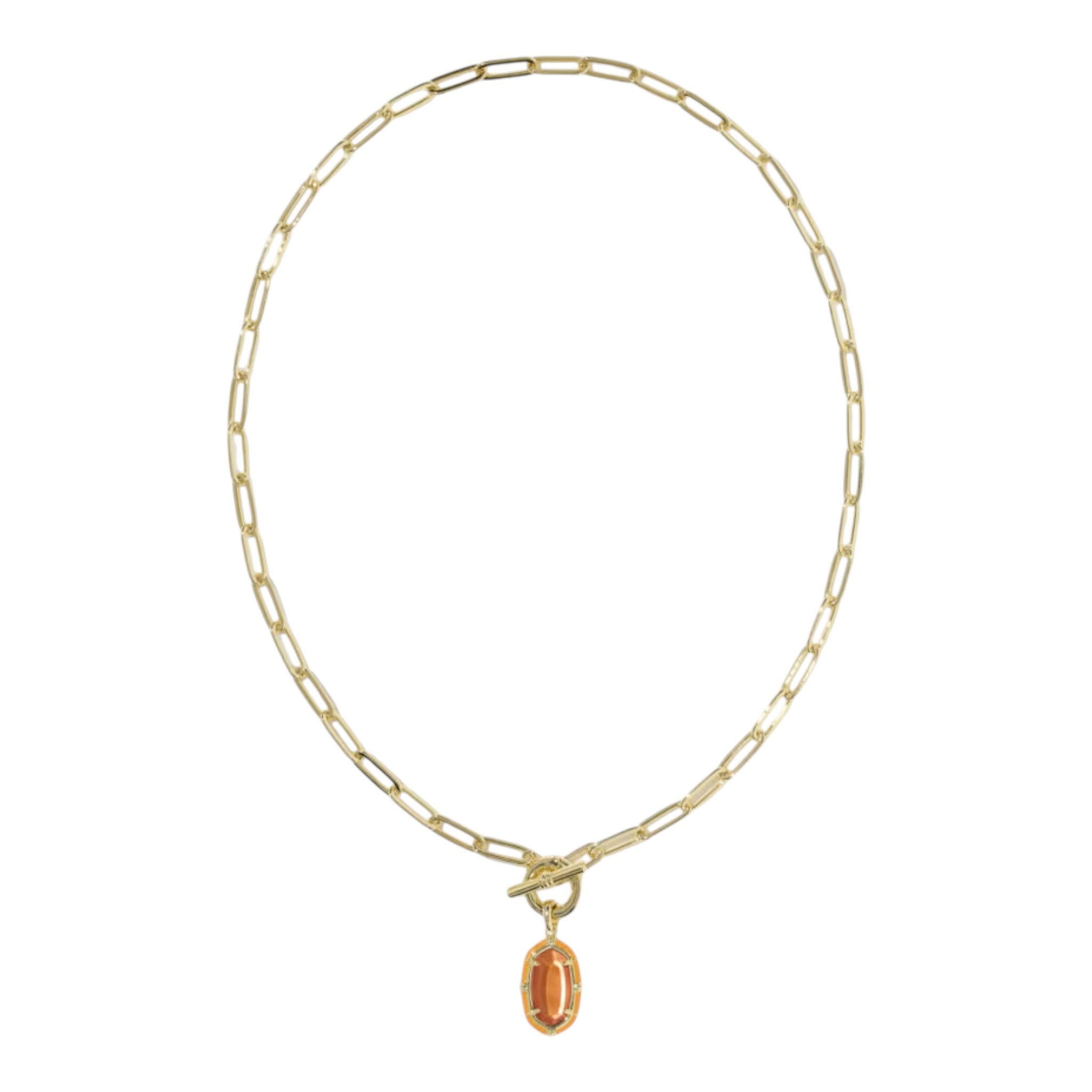 Kendra Scott Elisa Enamel Link and Chain Necklace