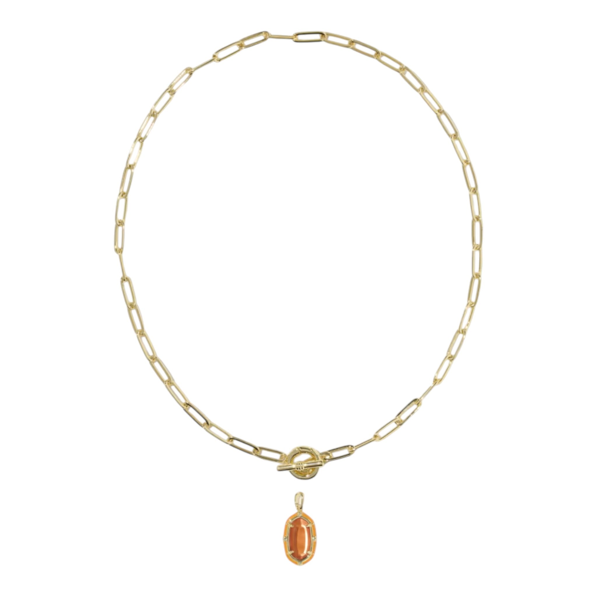 Kendra Scott Elisa Enamel Link and Chain Necklace