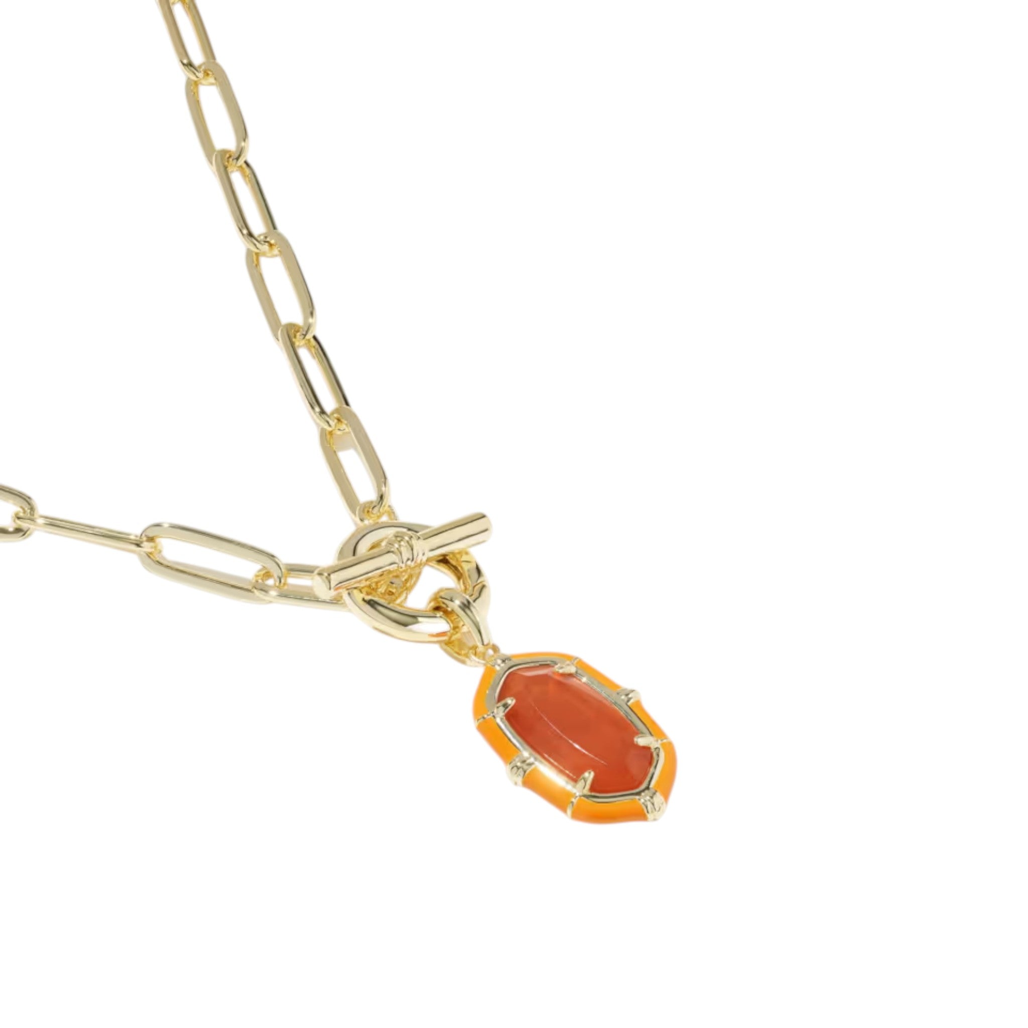 Kendra Scott Elisa Enamel Link and Chain Necklace