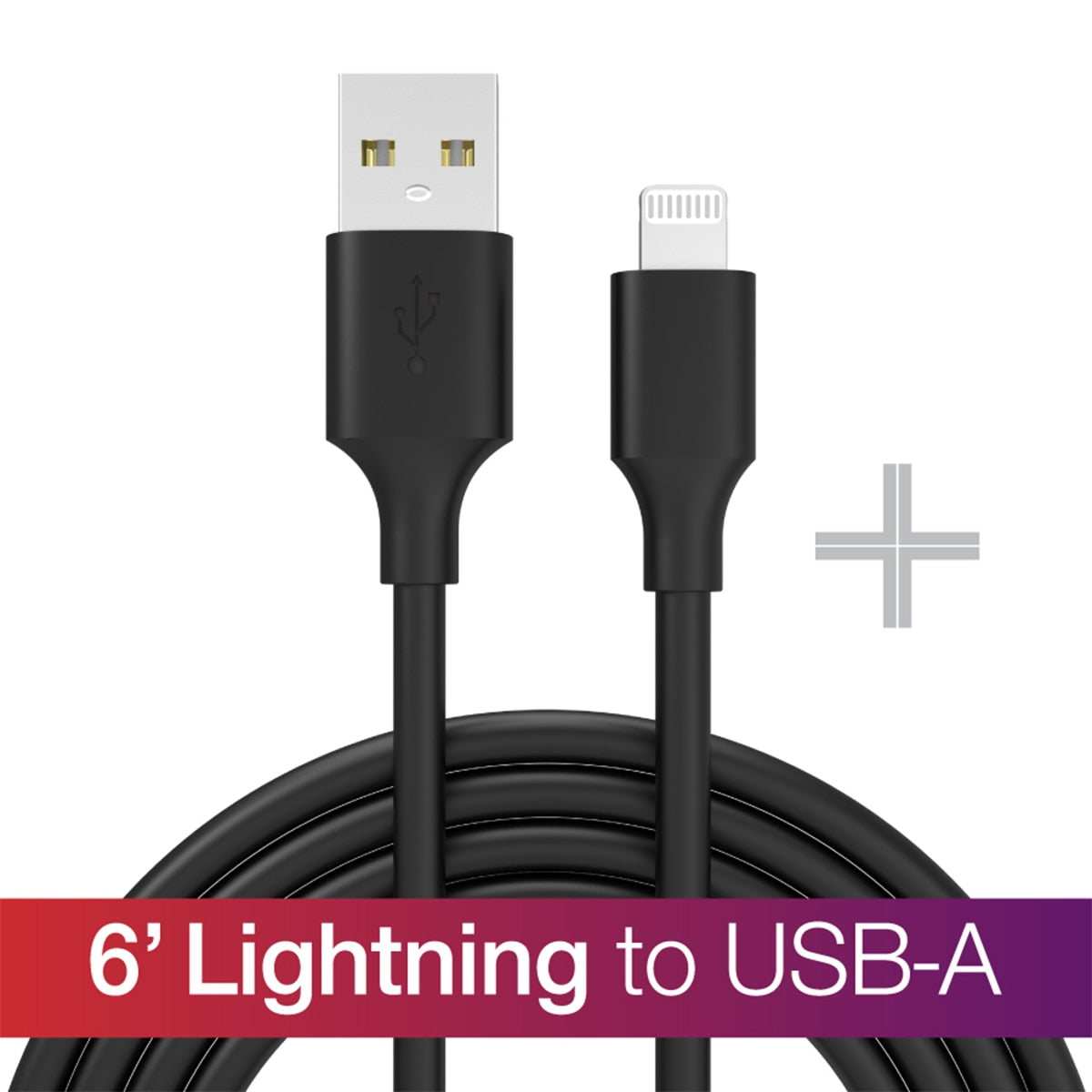 Casemetro 6' Lightning to USB-A Cable: Black