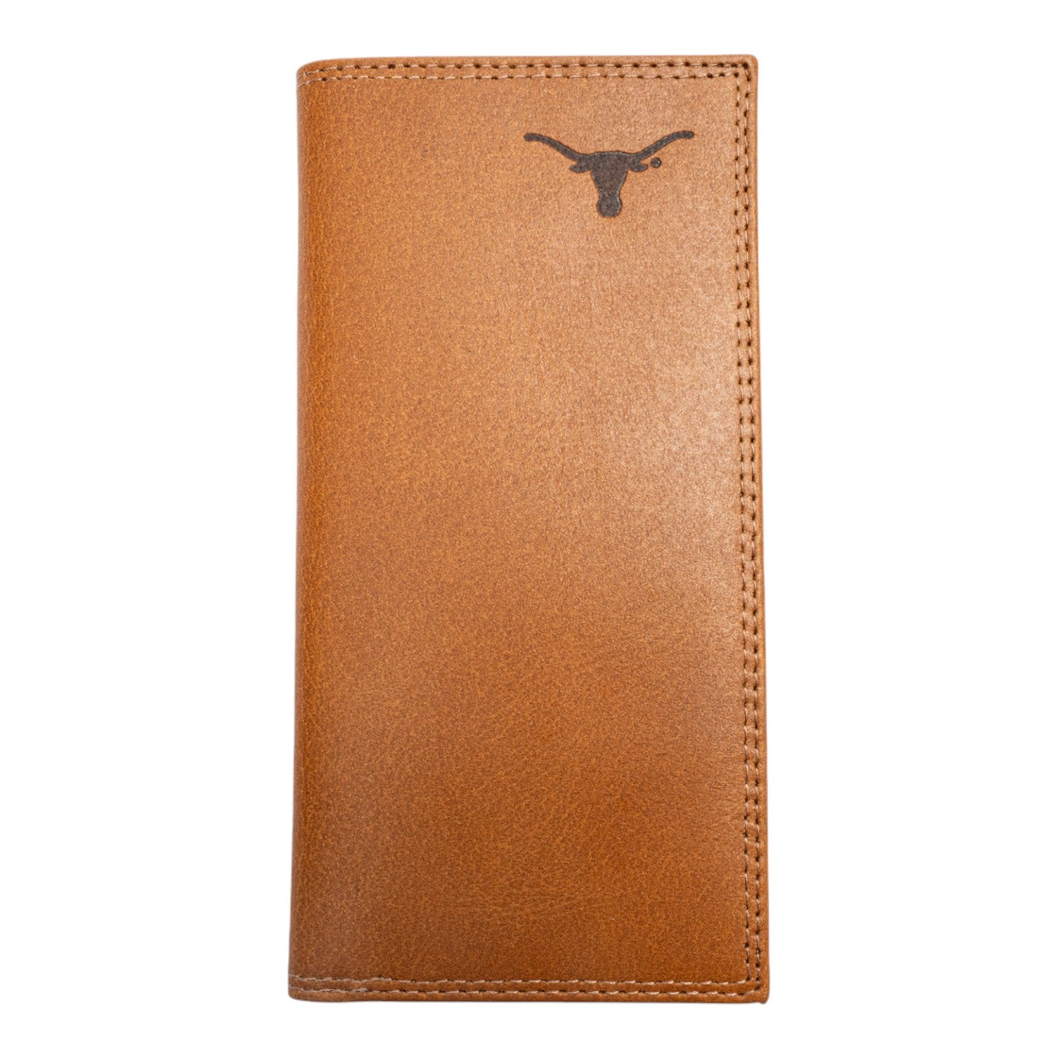 Texas Longhorns Embossed Leather Checkbook