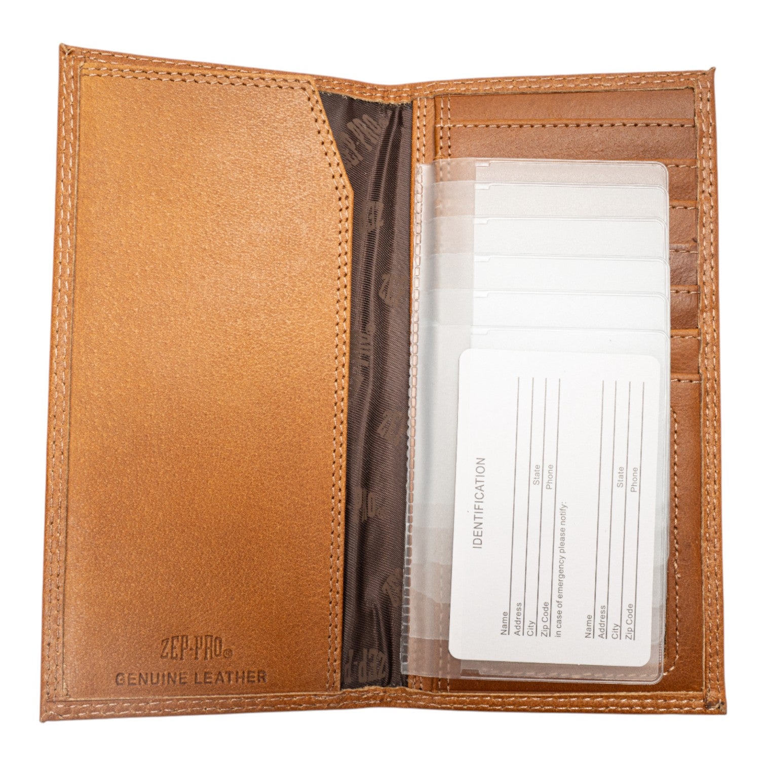 Texas Longhorns Embossed Leather Checkbook