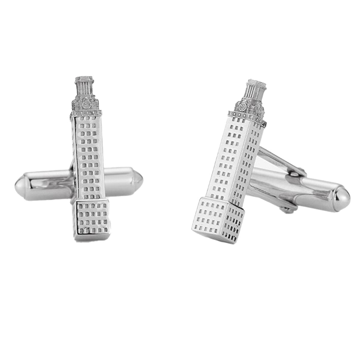 UT Tower Sterling Silver Cufflinks