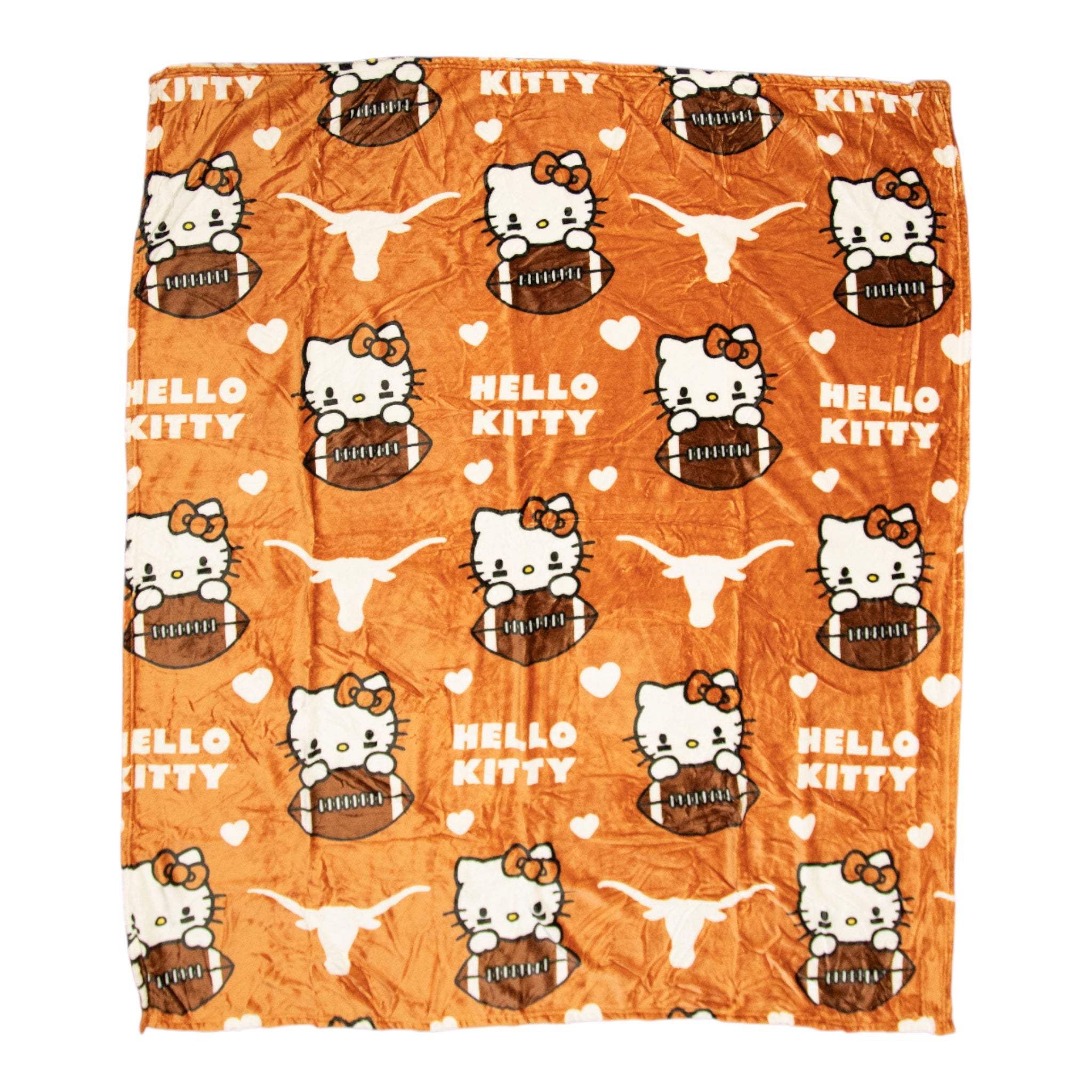 Texas Longhorns Hello Kitty Blanket