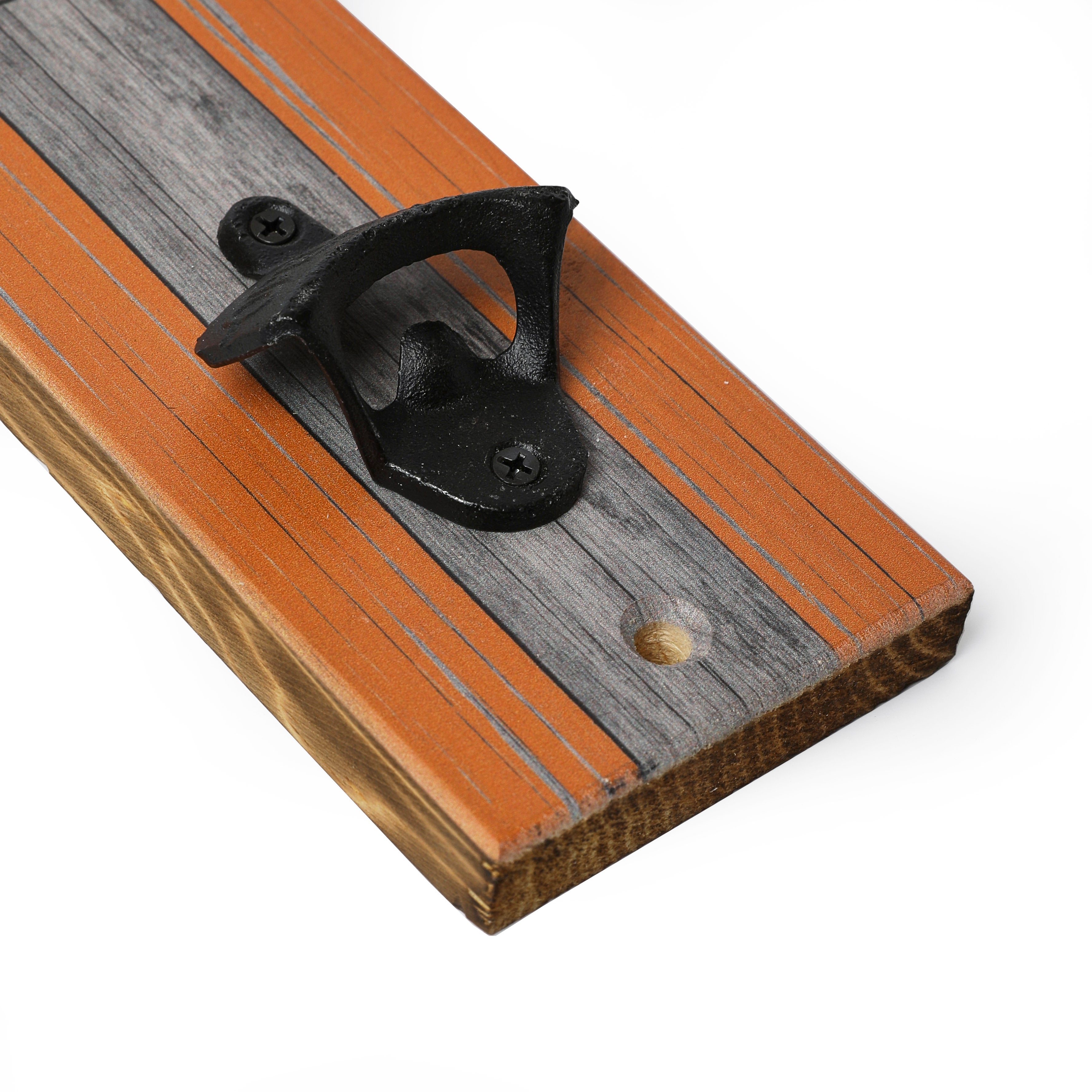 Texas Longhorns Steerhead Wall Mount Bottle Opener - 12" x 4"