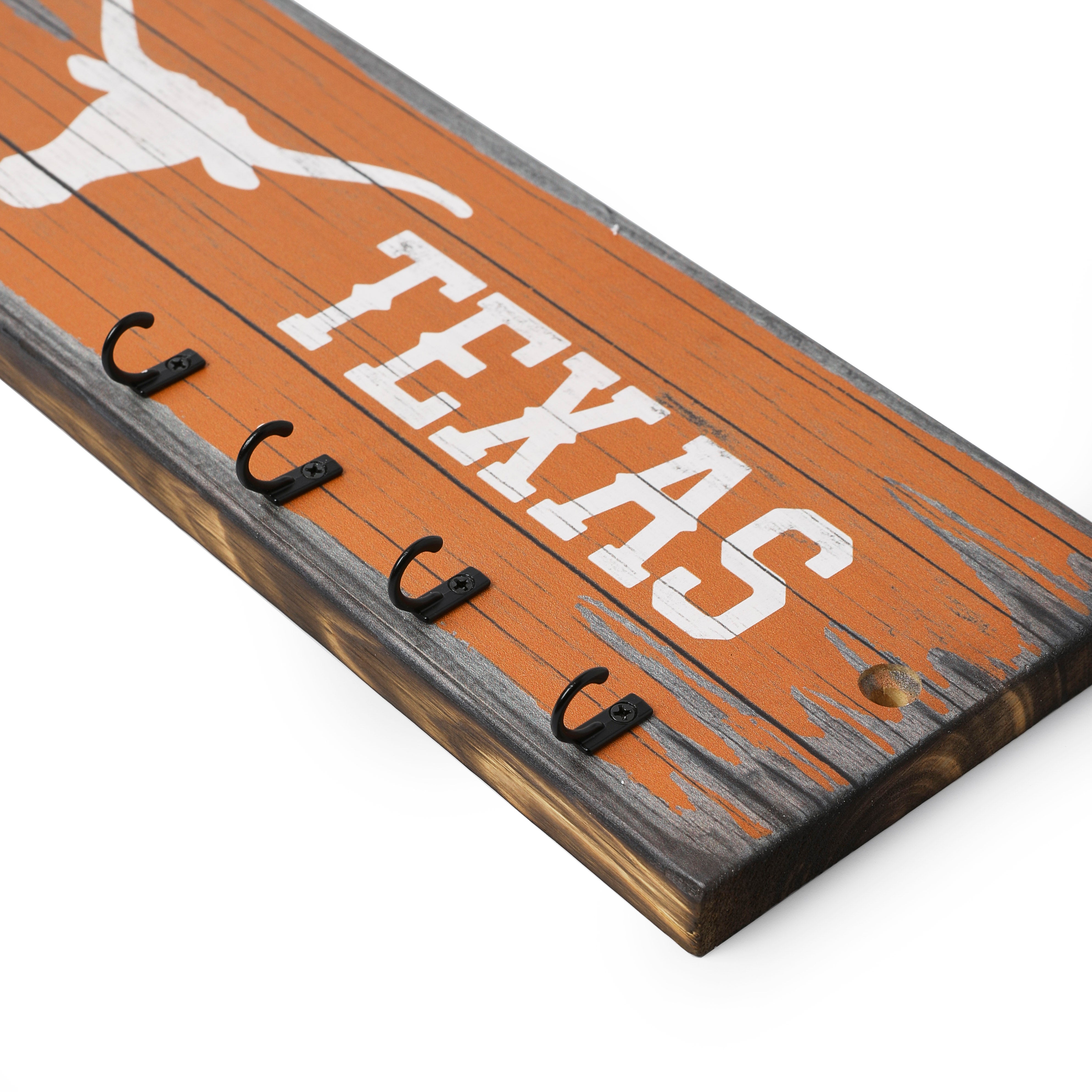 Texas Longhorns Steerhead Key Rack 15" x 6"