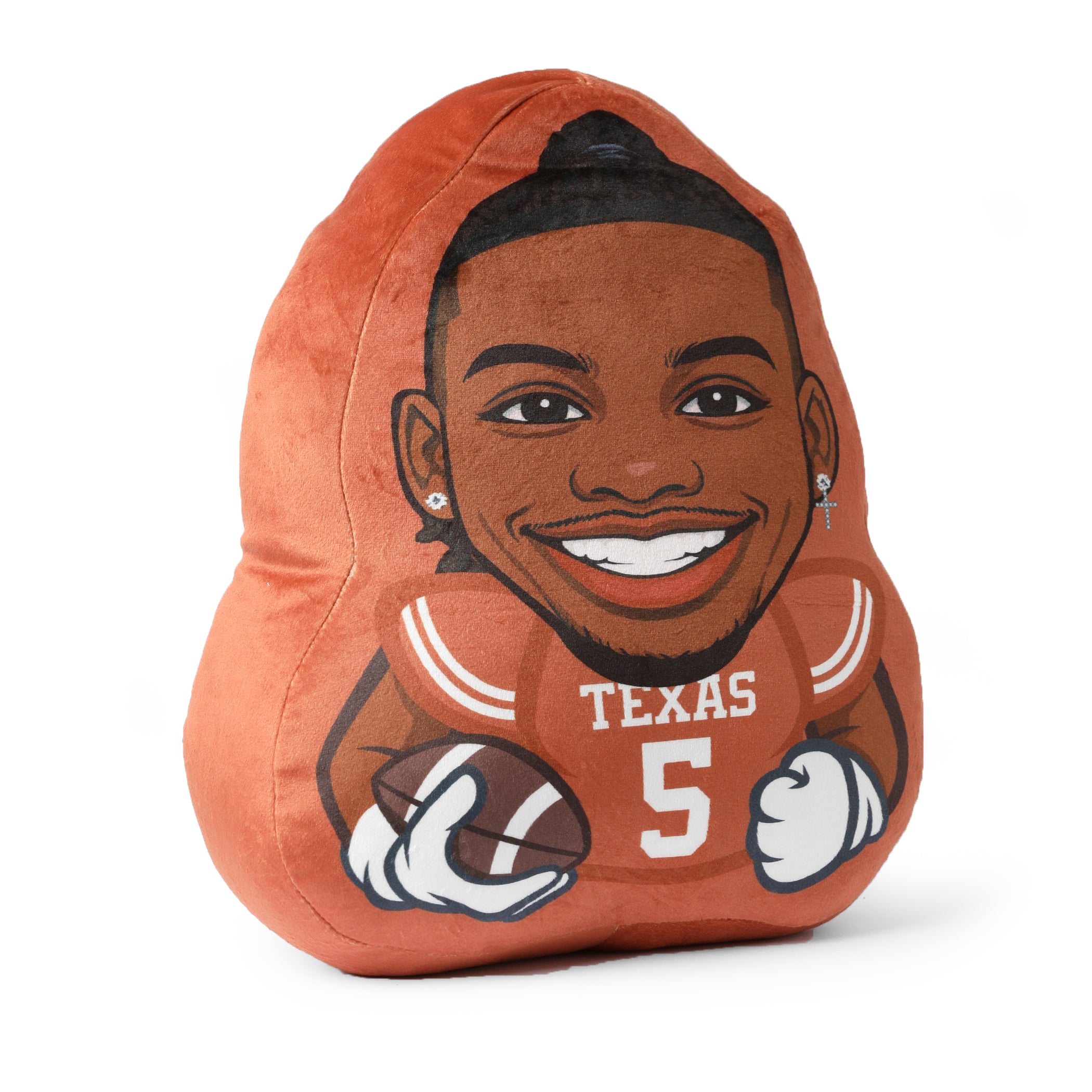 Texas Longhorns Bijan Robinson Emoji Pillow - 15"