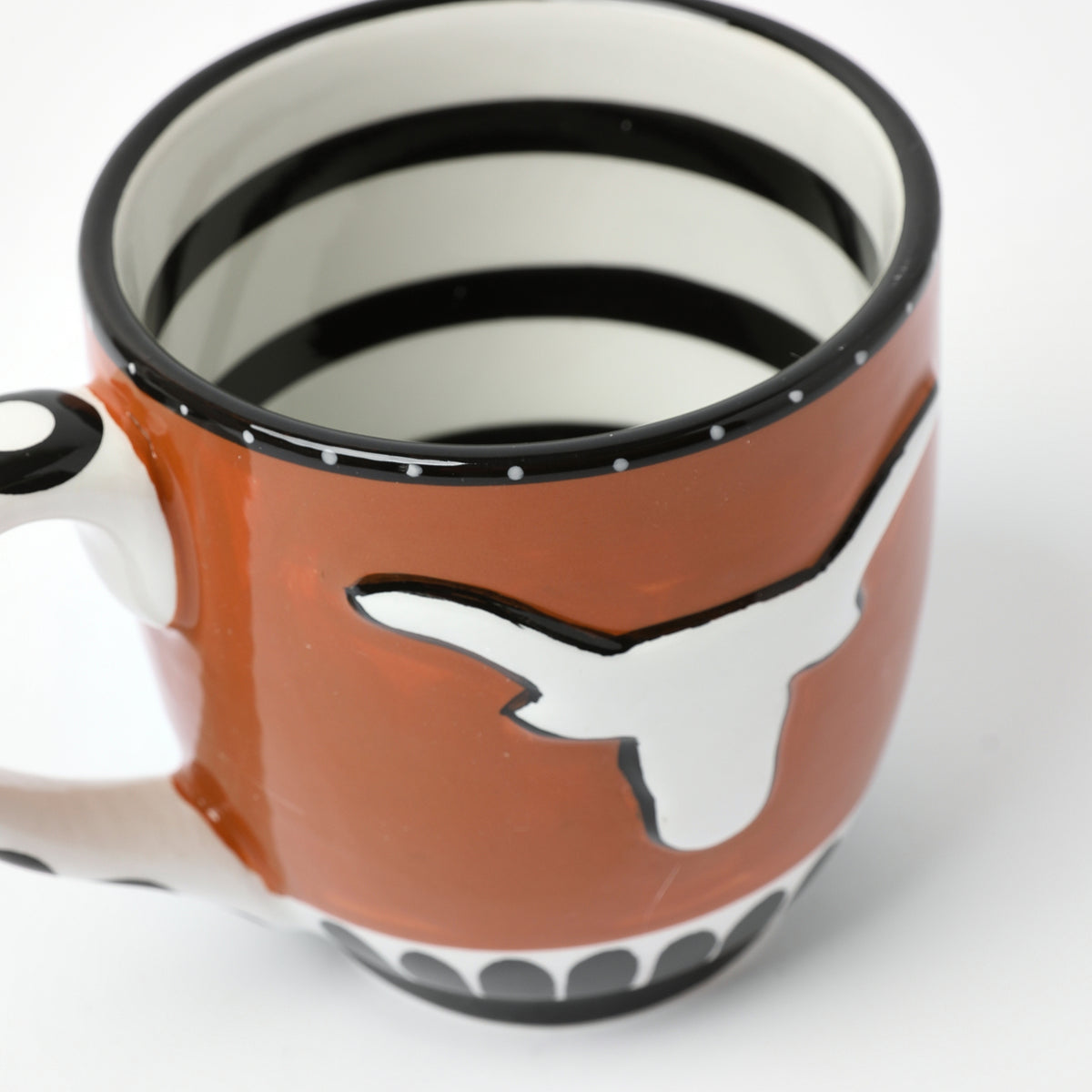 Texas Longhorns Hook 'Em Pennant Steerhead Mug - 16 oz.