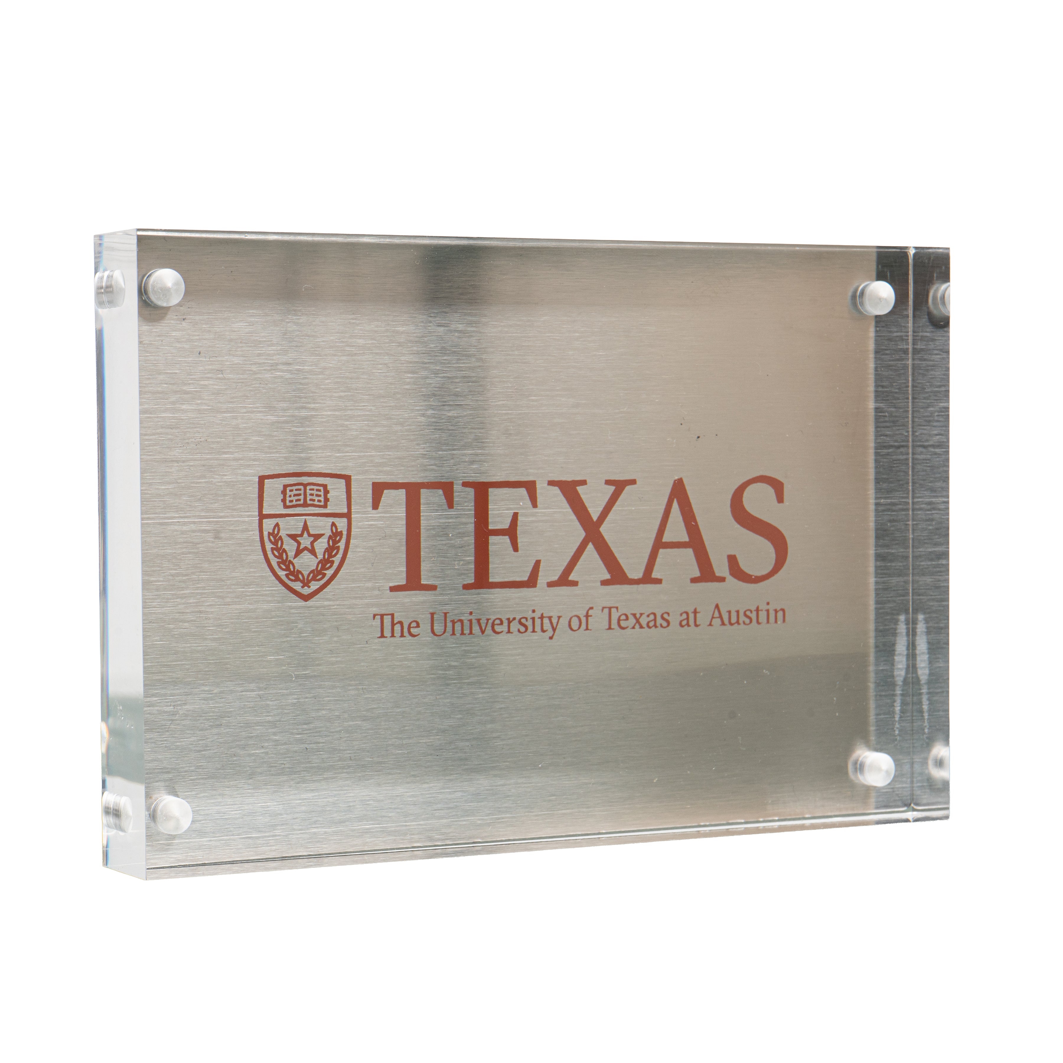 The University of Texas Shield Acrylic Frame -  4" x 6"