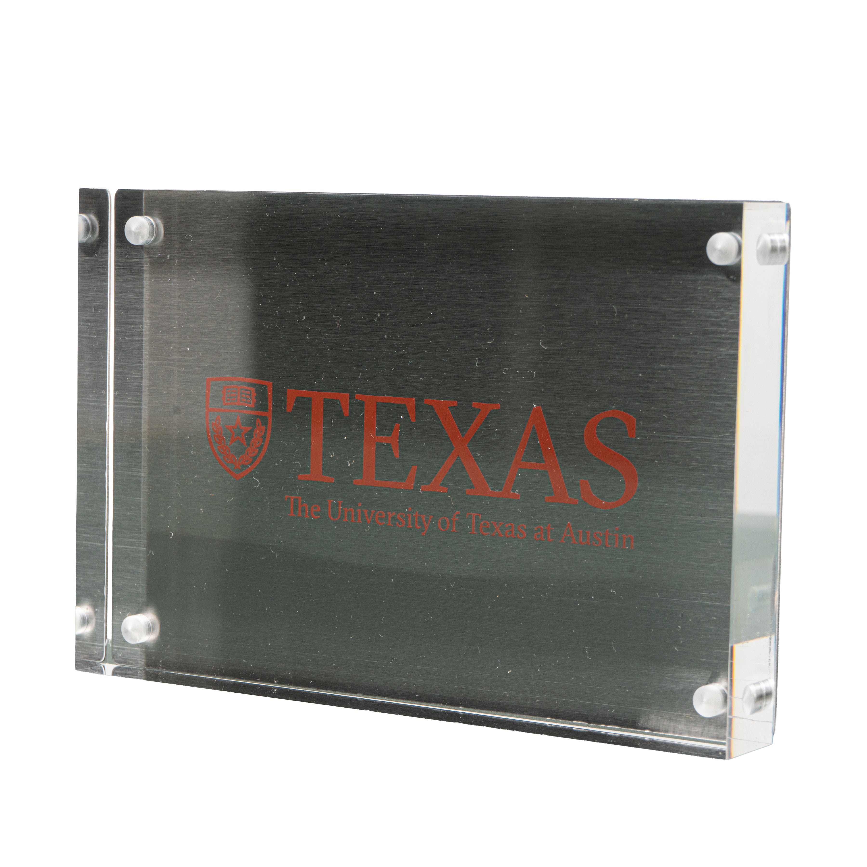 The University of Texas Shield Acrylic Frame -  4" x 6"