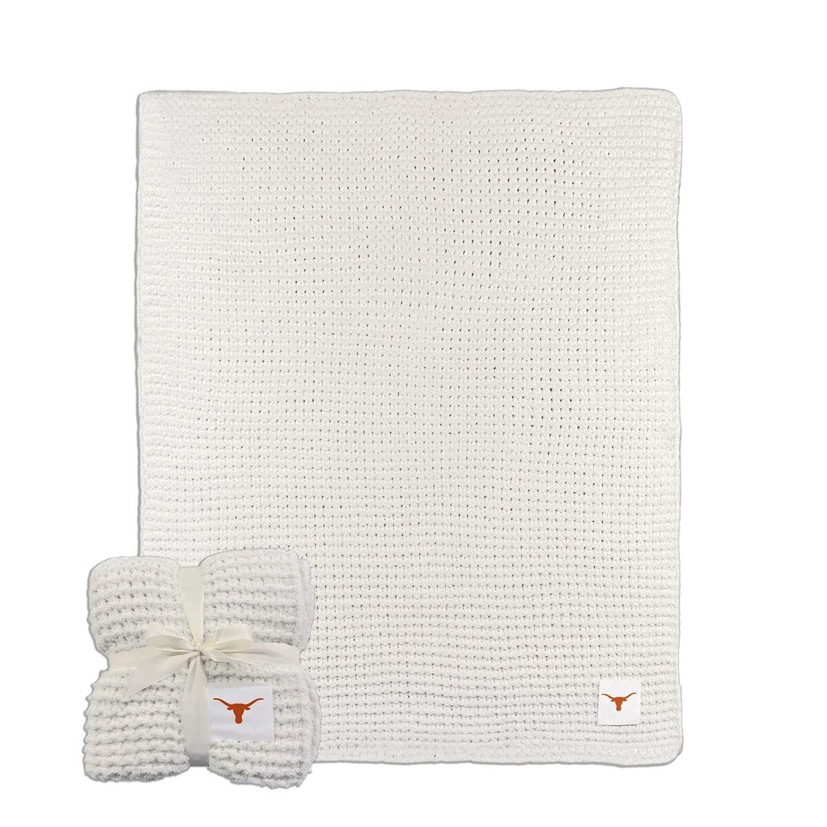 Texas Longhorns Cable Knit Throw