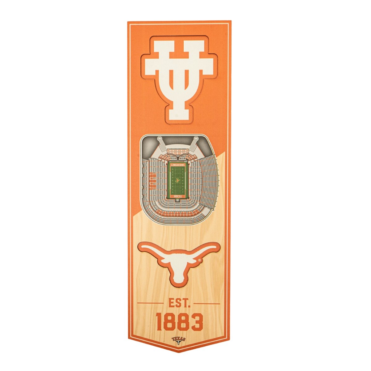 Darrell K Royal Stadium Wall Banner – 6" x 19"