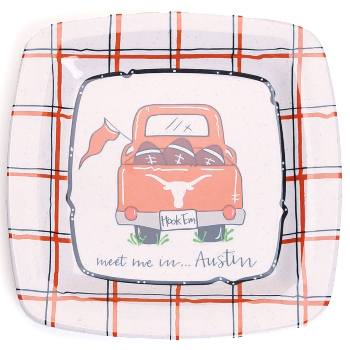 Magnolia Lane Texas Longhorns Melamine Plate