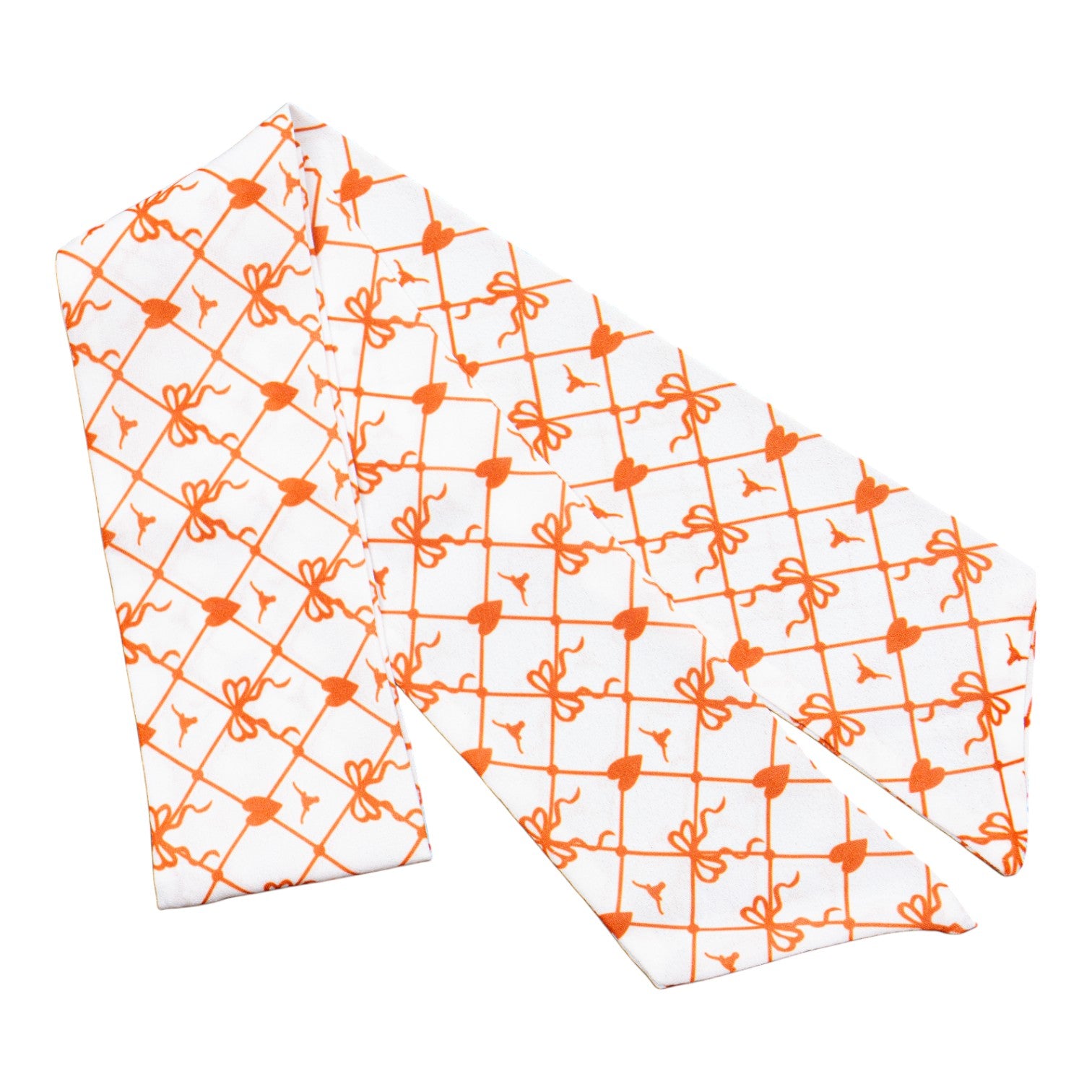 Twilly Scarf Bow Print