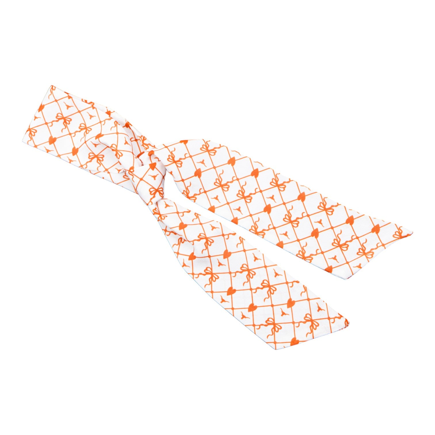 Twilly Scarf Bow Print