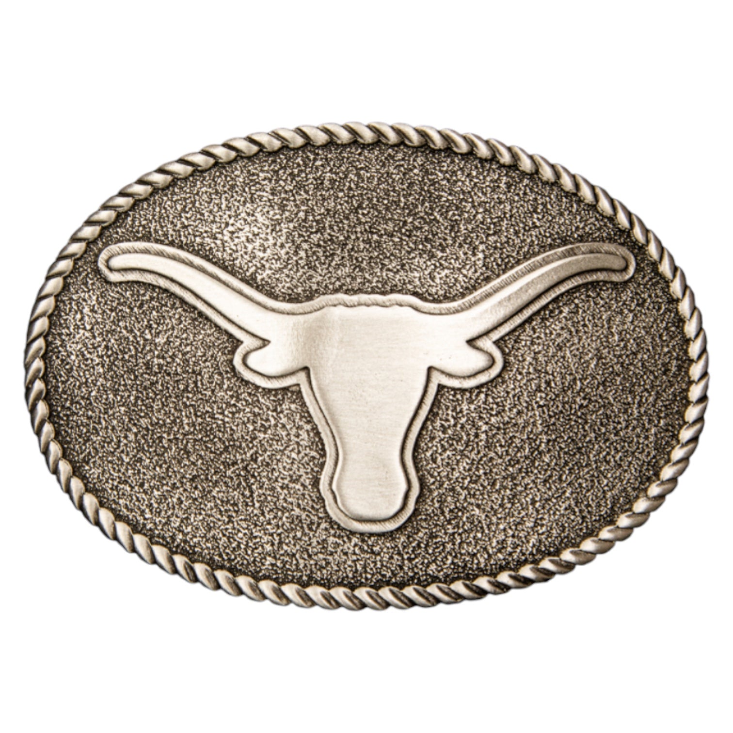 Texas Longhorns Pewter Belt Buckle 4"