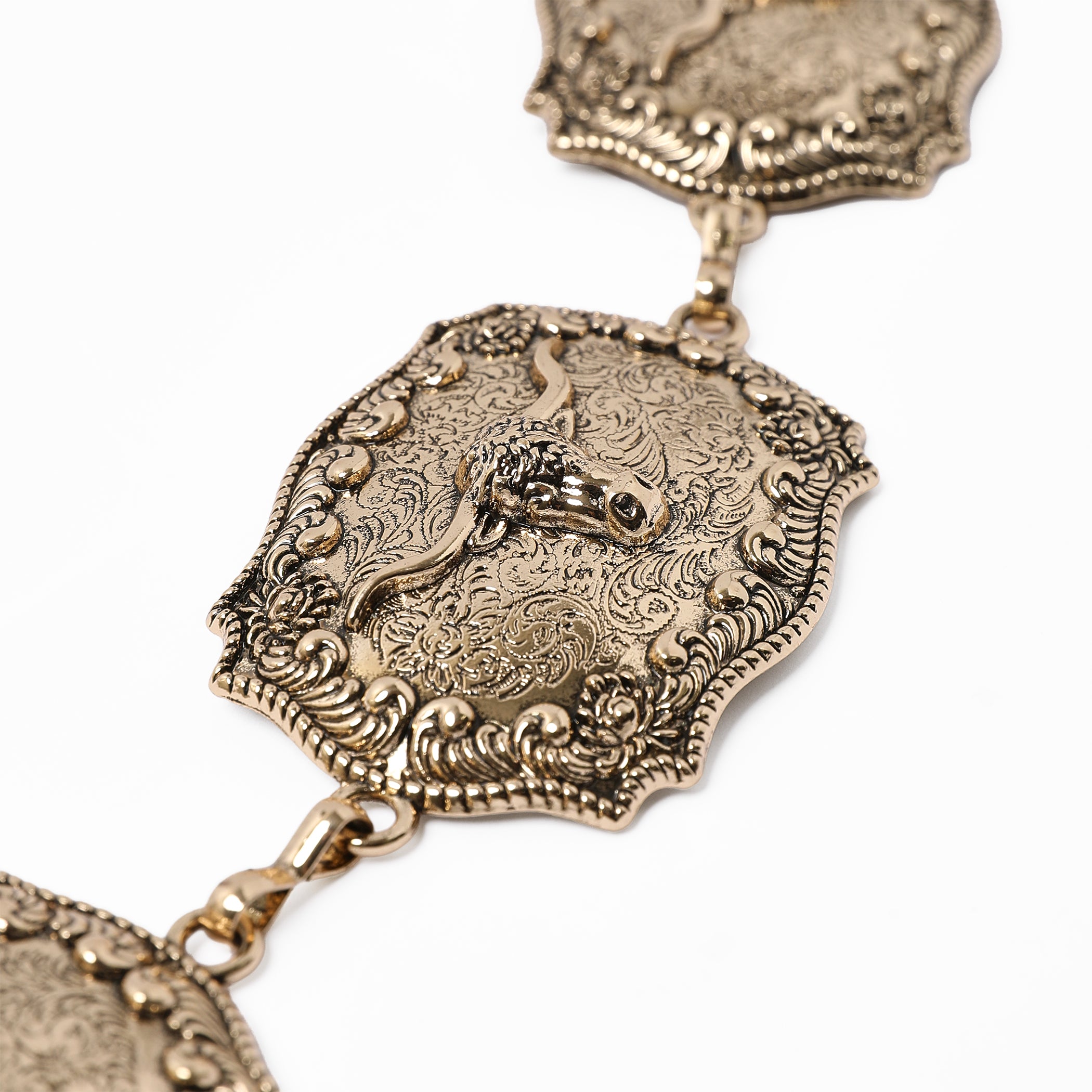 Texas Longhorns Engraved Chain Belt