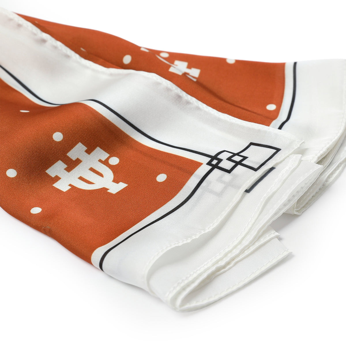 ZooZatZ Texas Longhorns Polka Dot Hair Scarf