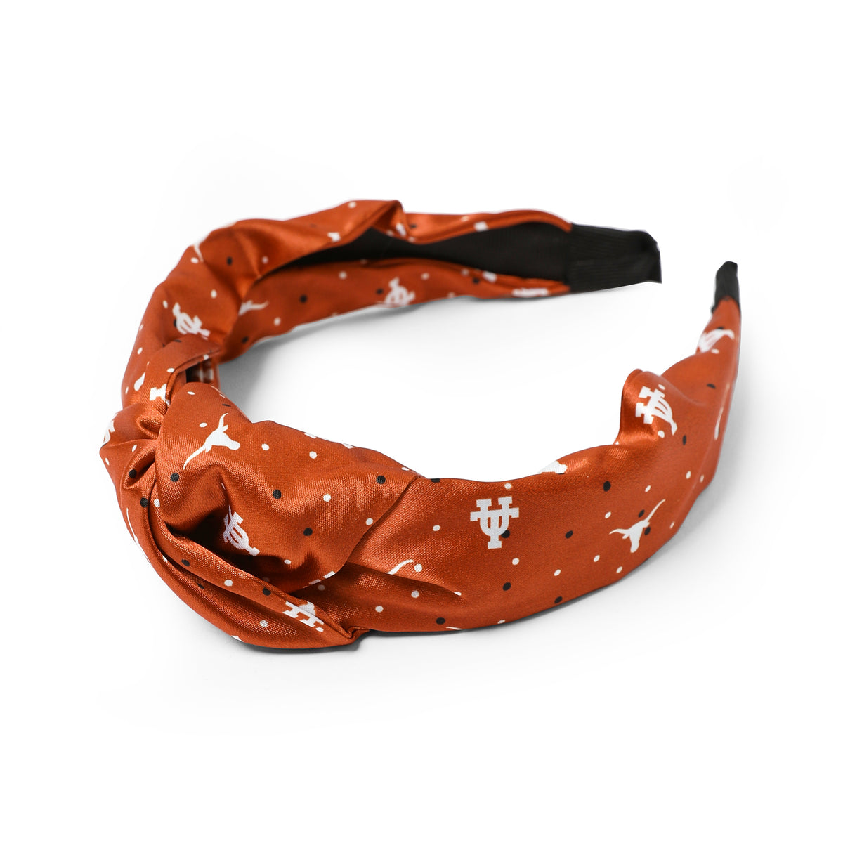 ZooZatZ Texas Longhorns Luxe Polka Dot Headband