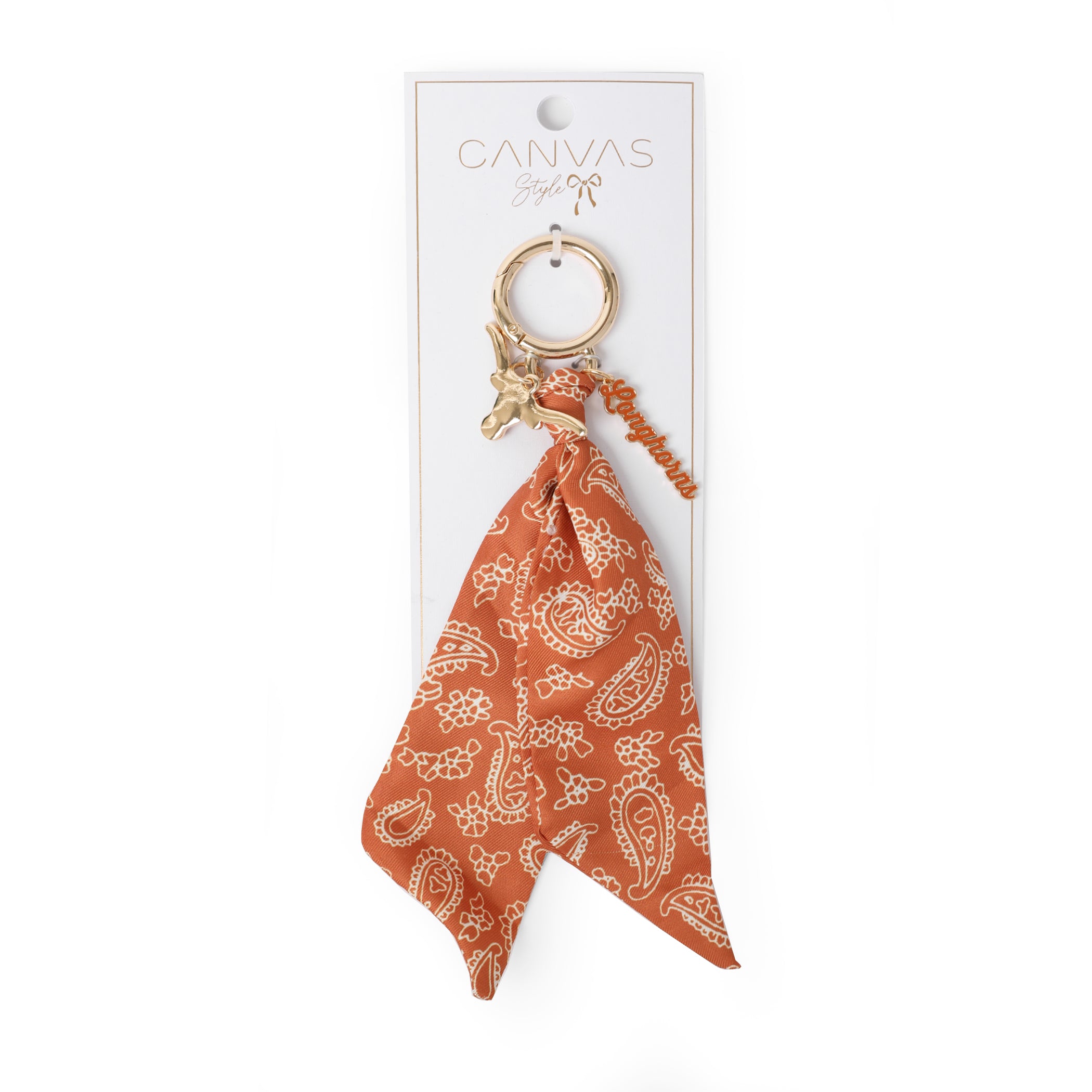 Texas Longhorns Bandana Bag Charm