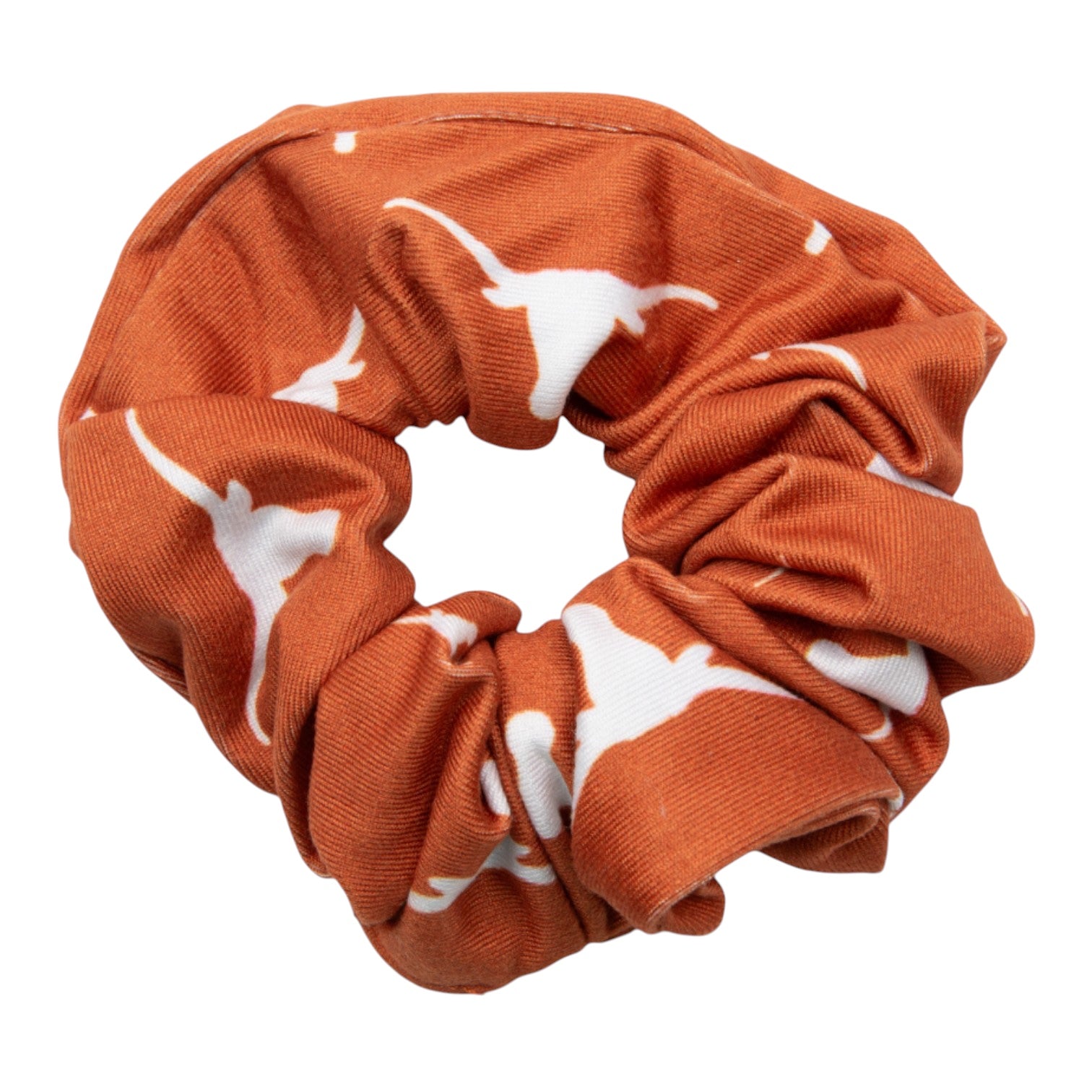 ZooZatZ Texas Longhorn Logo Scrunchie
