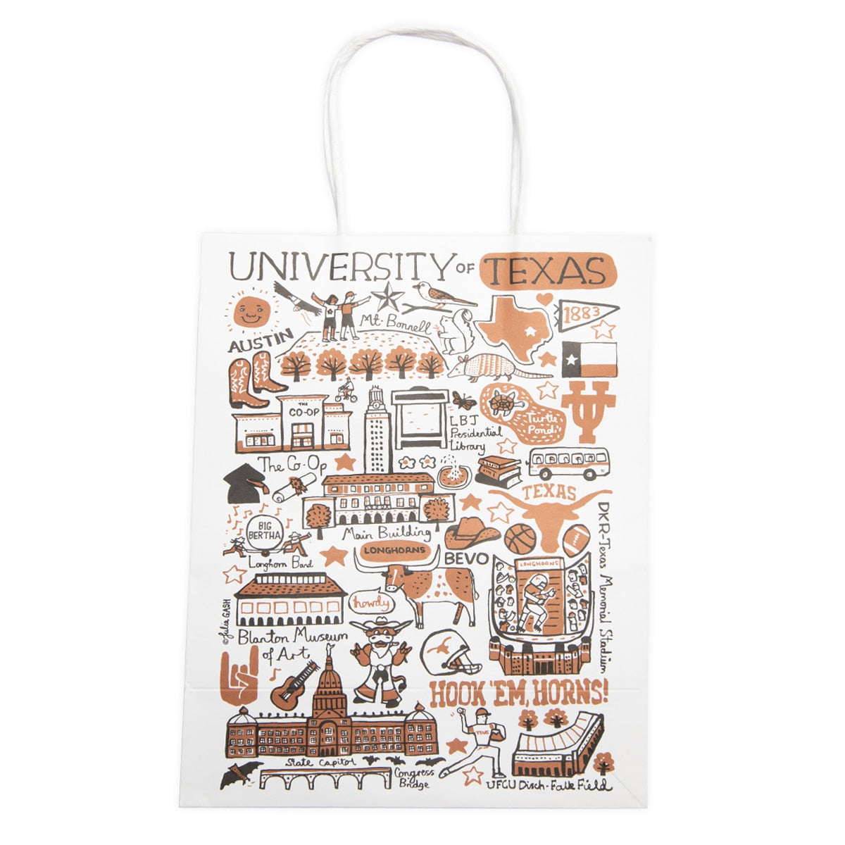 Julia Gash University of Texas Gift Bag