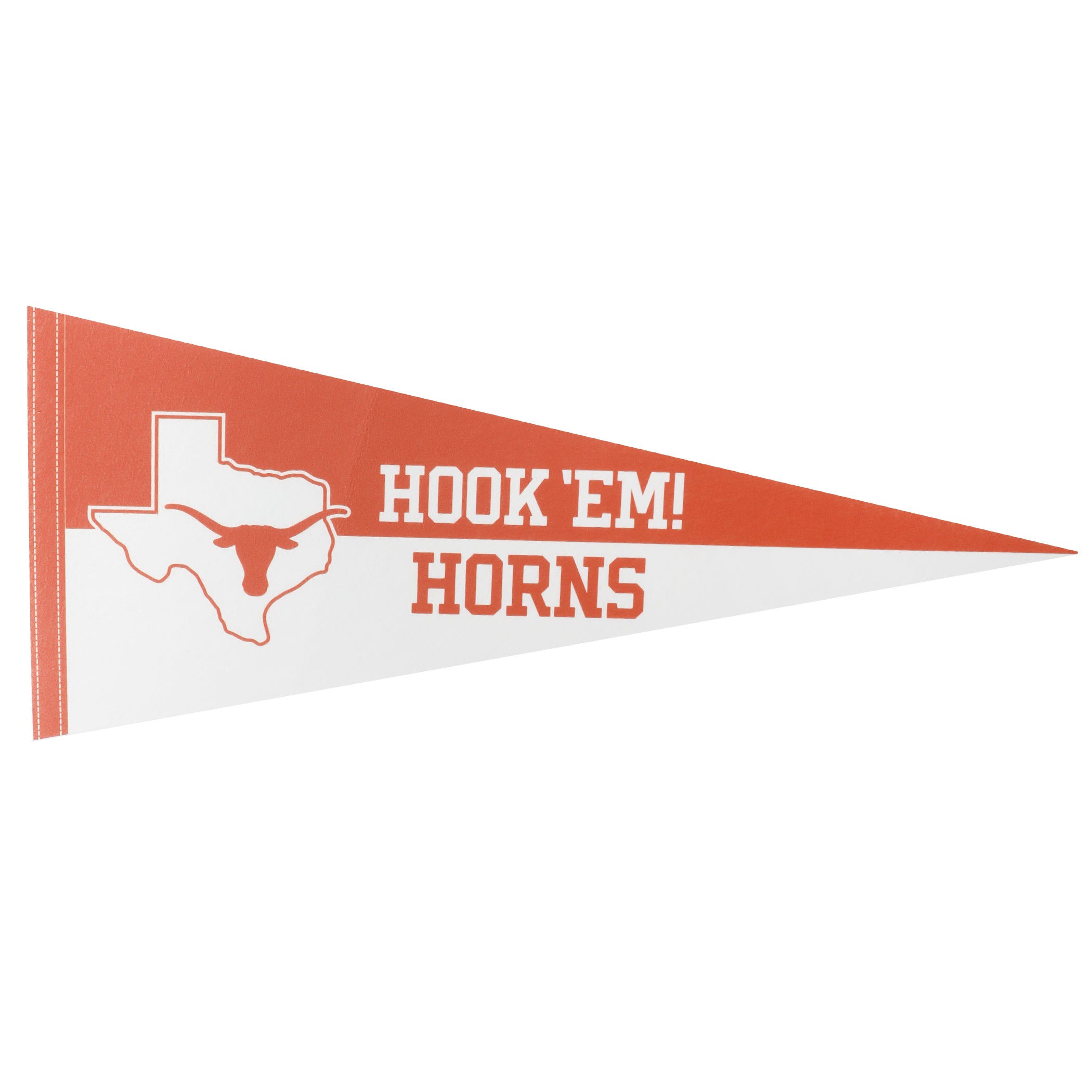Texas Longhorns State of Texas Pennant - 12x30