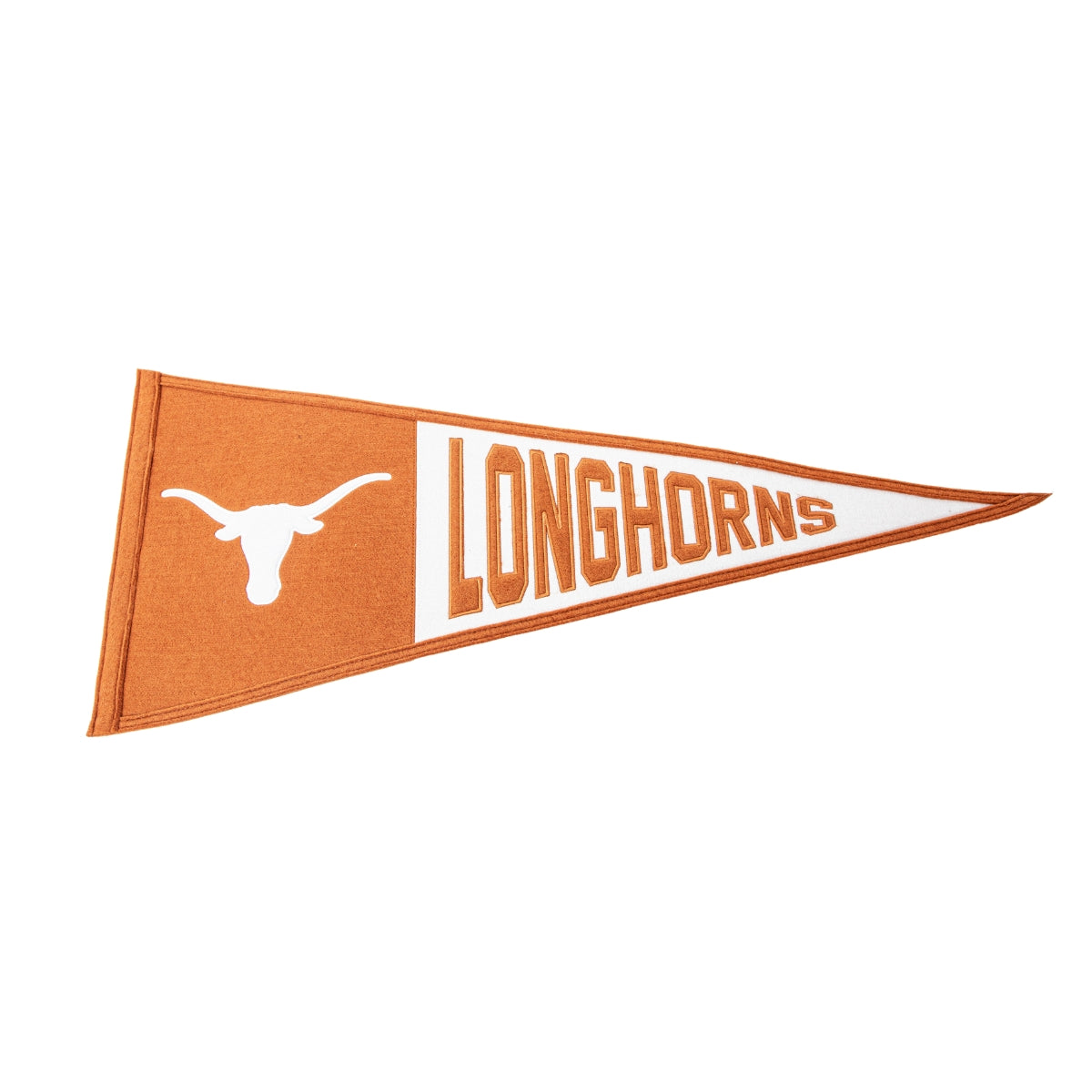 Texas Longhorns Slogan Wool Banner 8"x32"