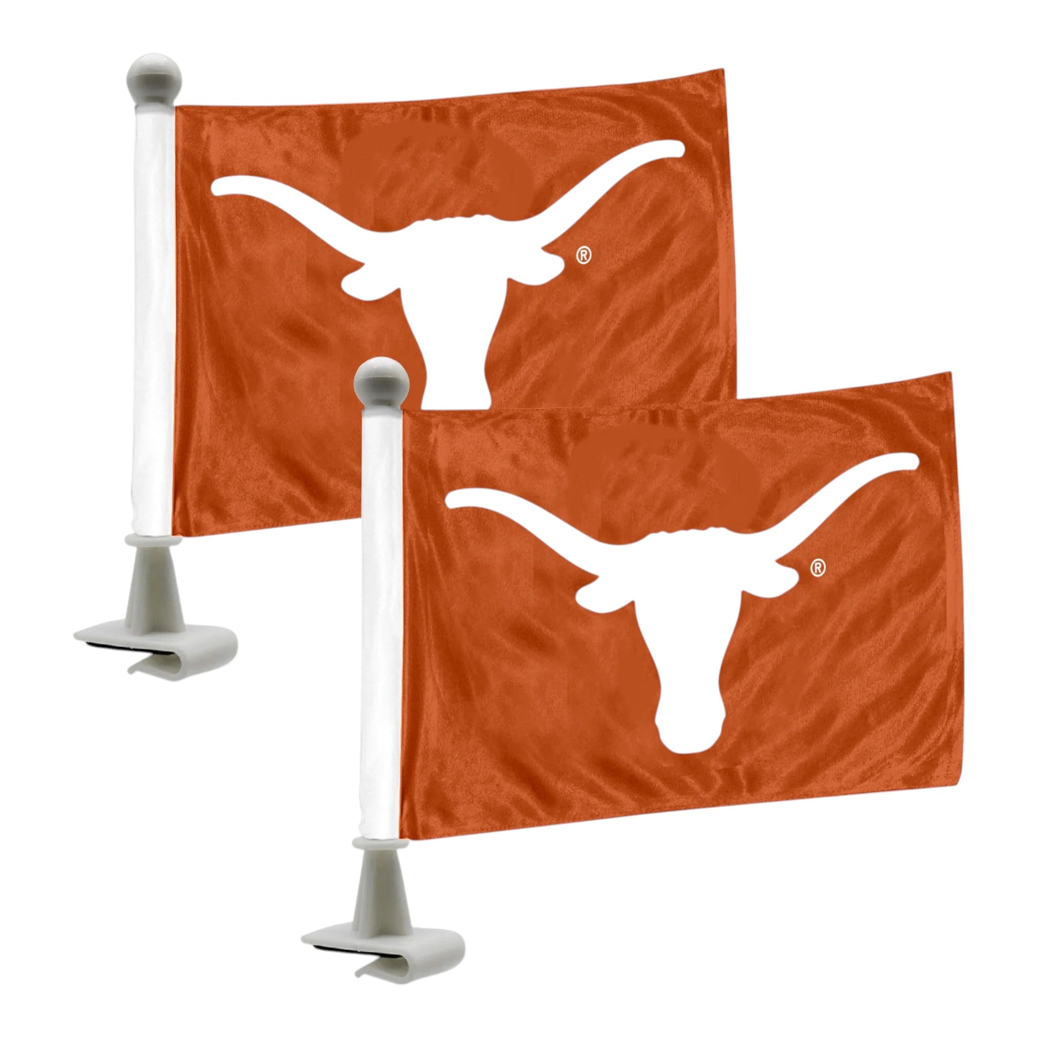Texas Longhorns 2 Pack Steerhead Ambassador Flag - 4"x 6"