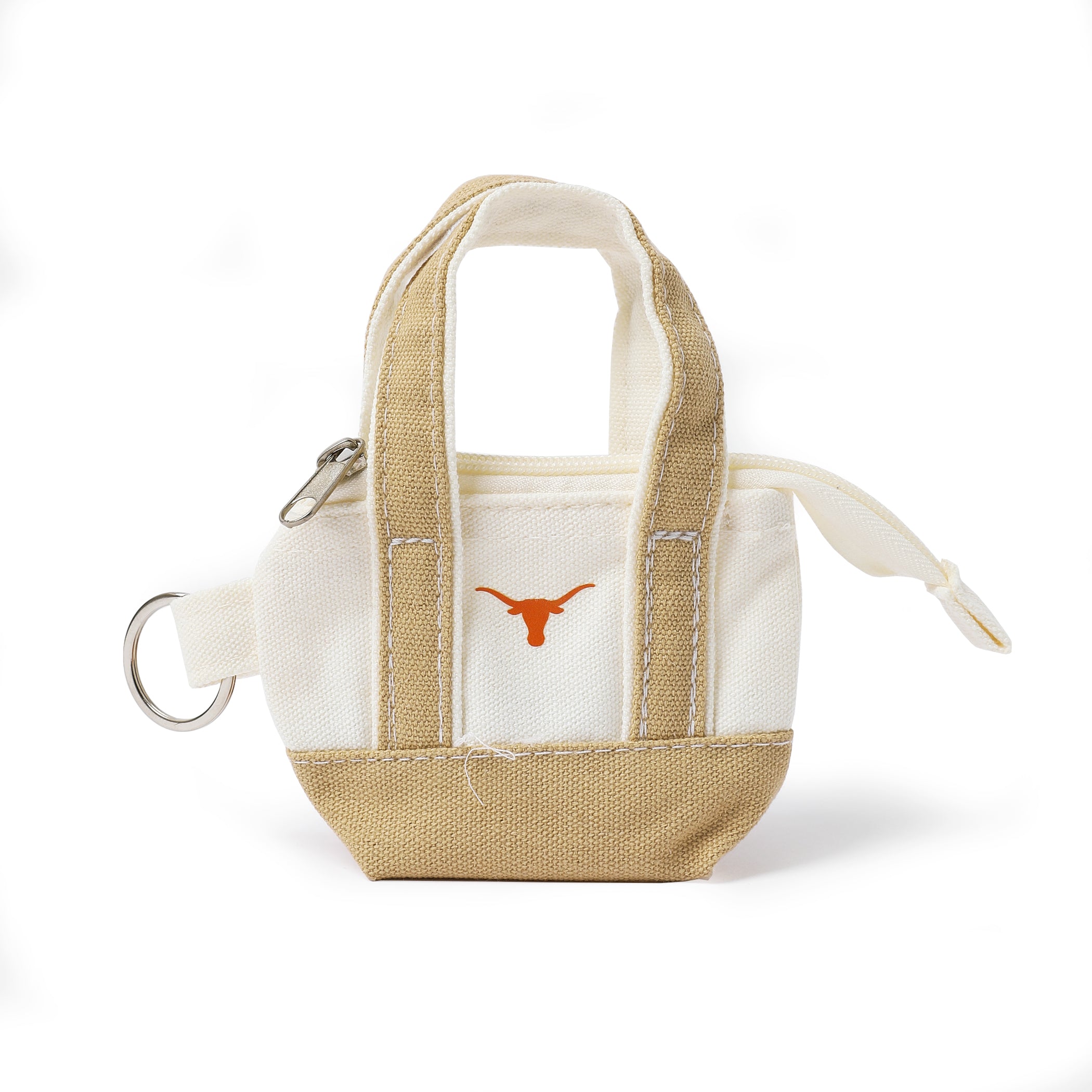 Texas Longhorns Mini Boat Tote Key Chain Purse