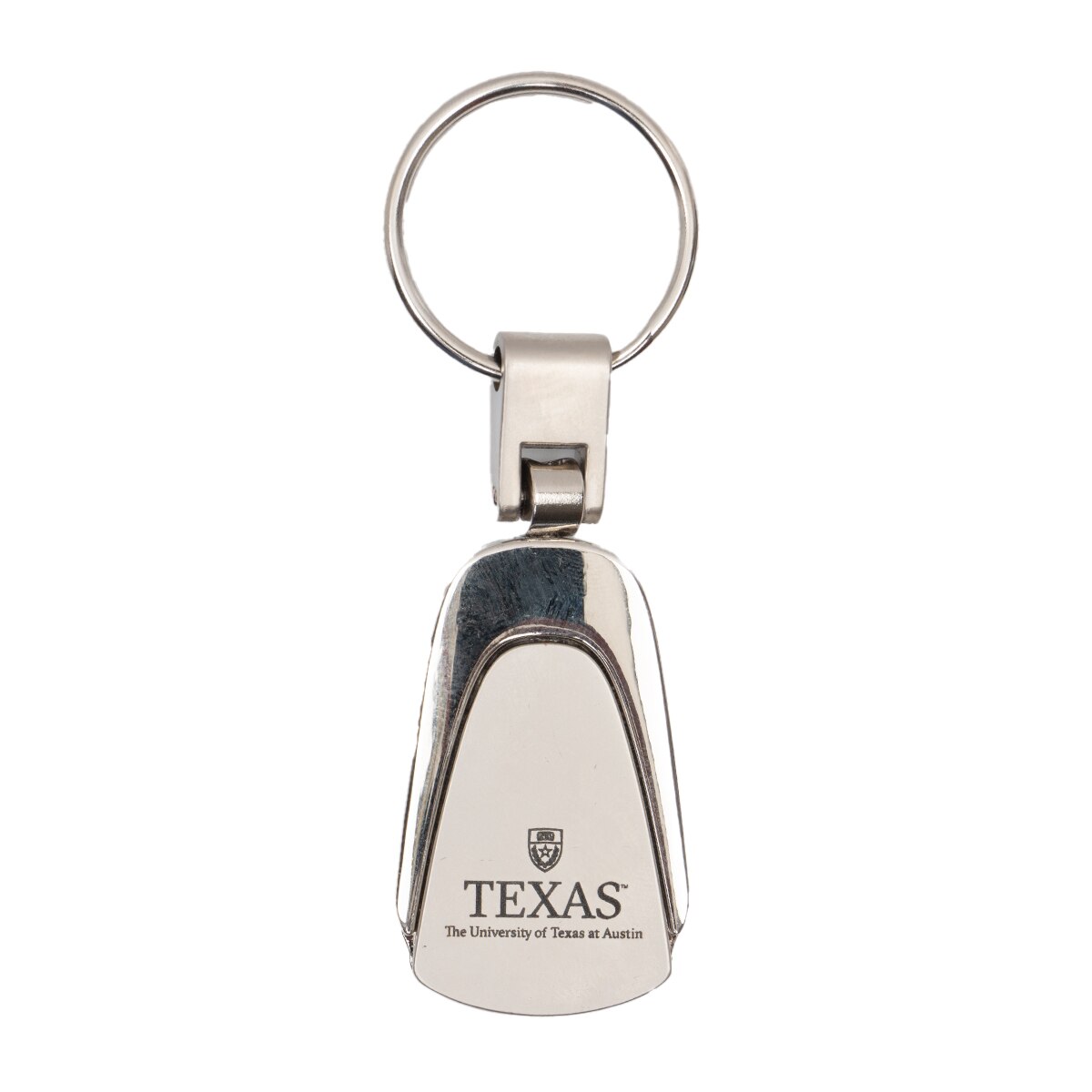 Texas Longhorns Teardrop Trillium Keychain