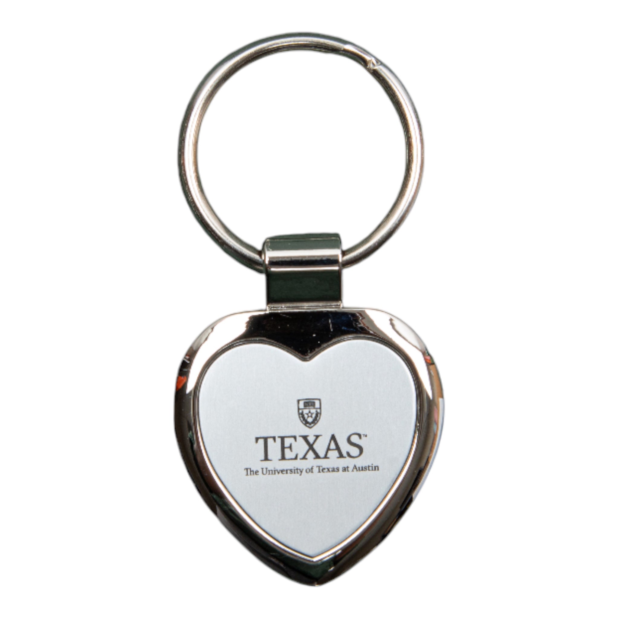 University of Texas Small Heart Shape Keychain