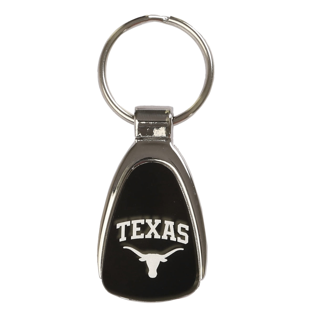 Texas Charcoal Teardrop Key Chain