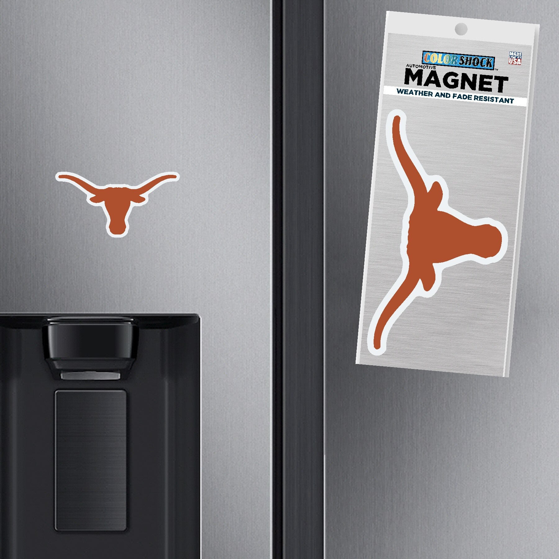 Mini Texas Longhorns Vinyl Magnet