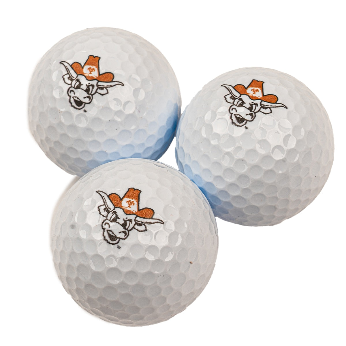 Texas Longhorns Vault Logo Golf Balls - Three Pack