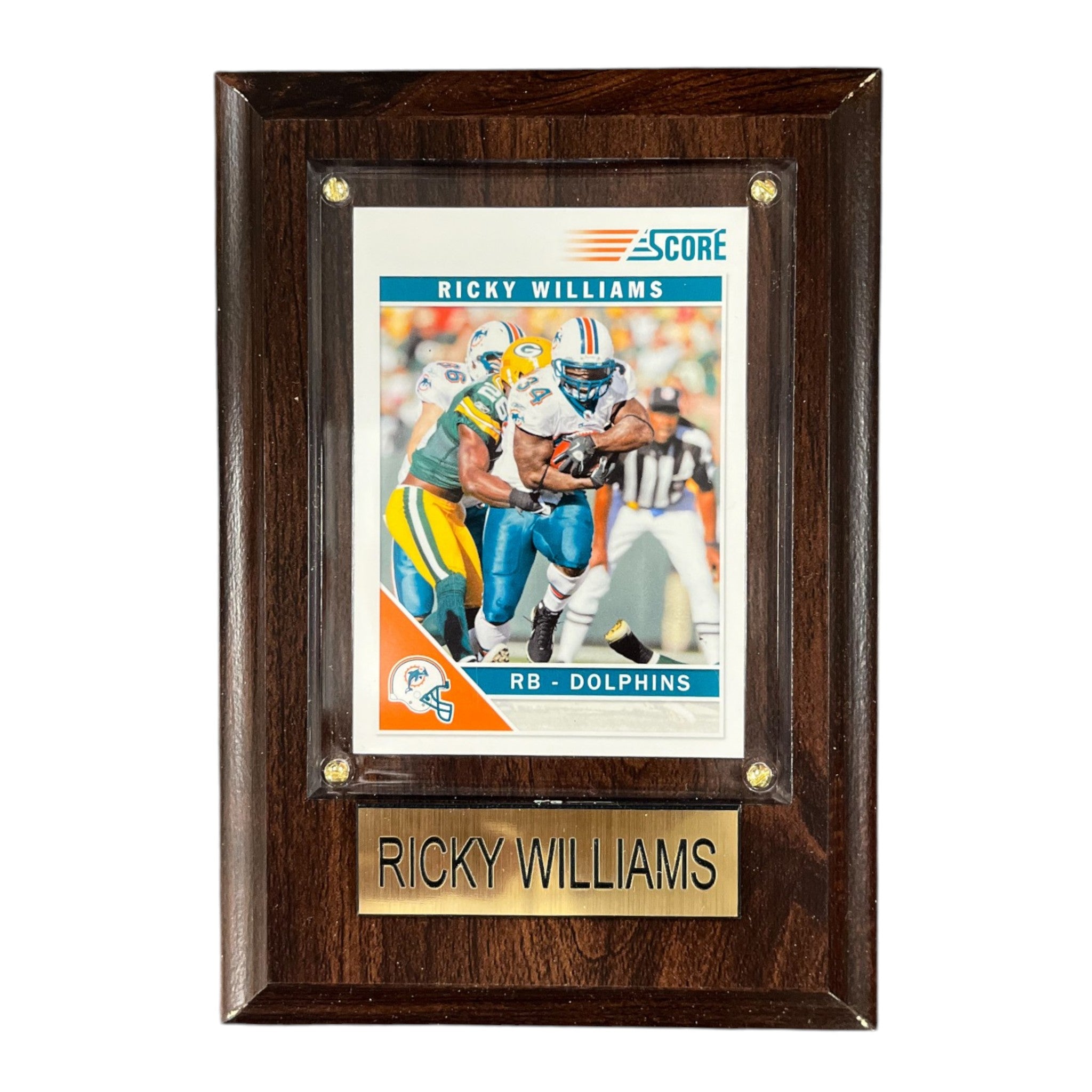 Ricky Williams Player Plaque - 4" x 6"