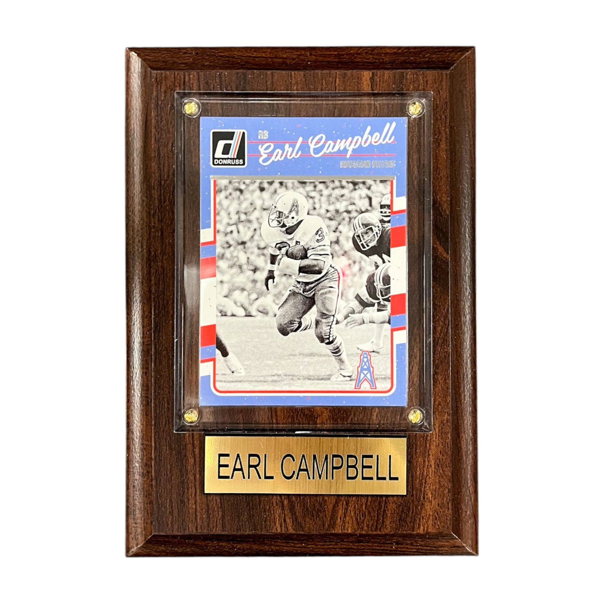 Earl Campbell Player Plaque - 4" x 6"