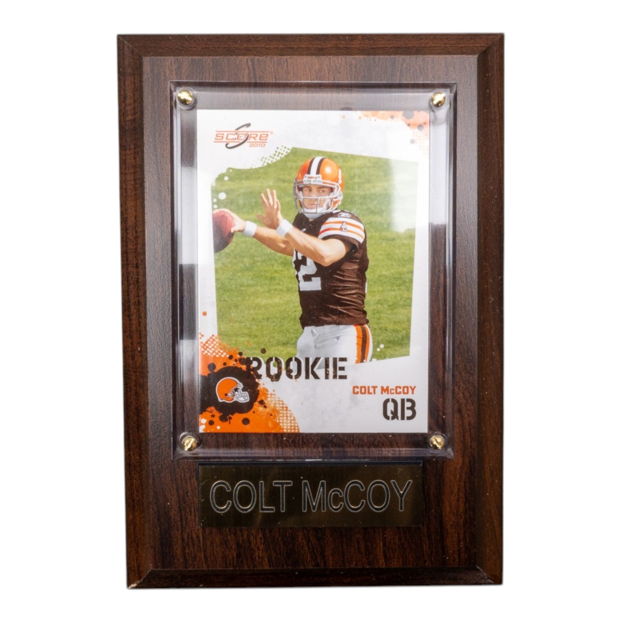 Colt McCoy Player Plaque - 4" x 6"