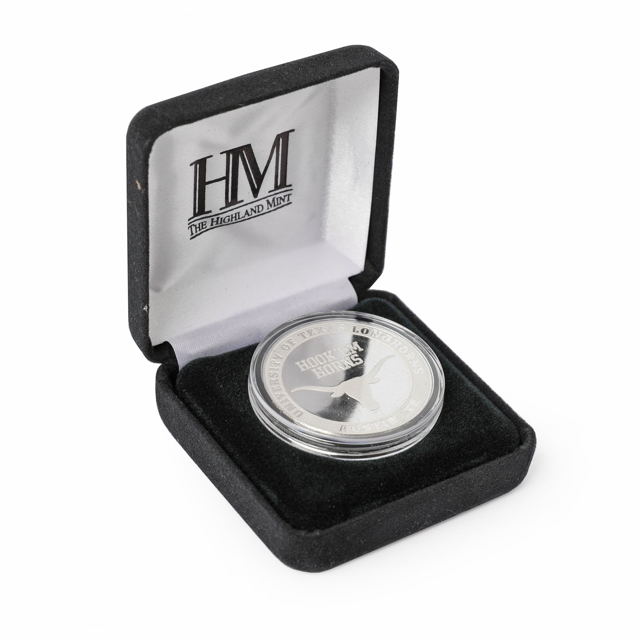 Texas Longhorns Silver Plated Coin