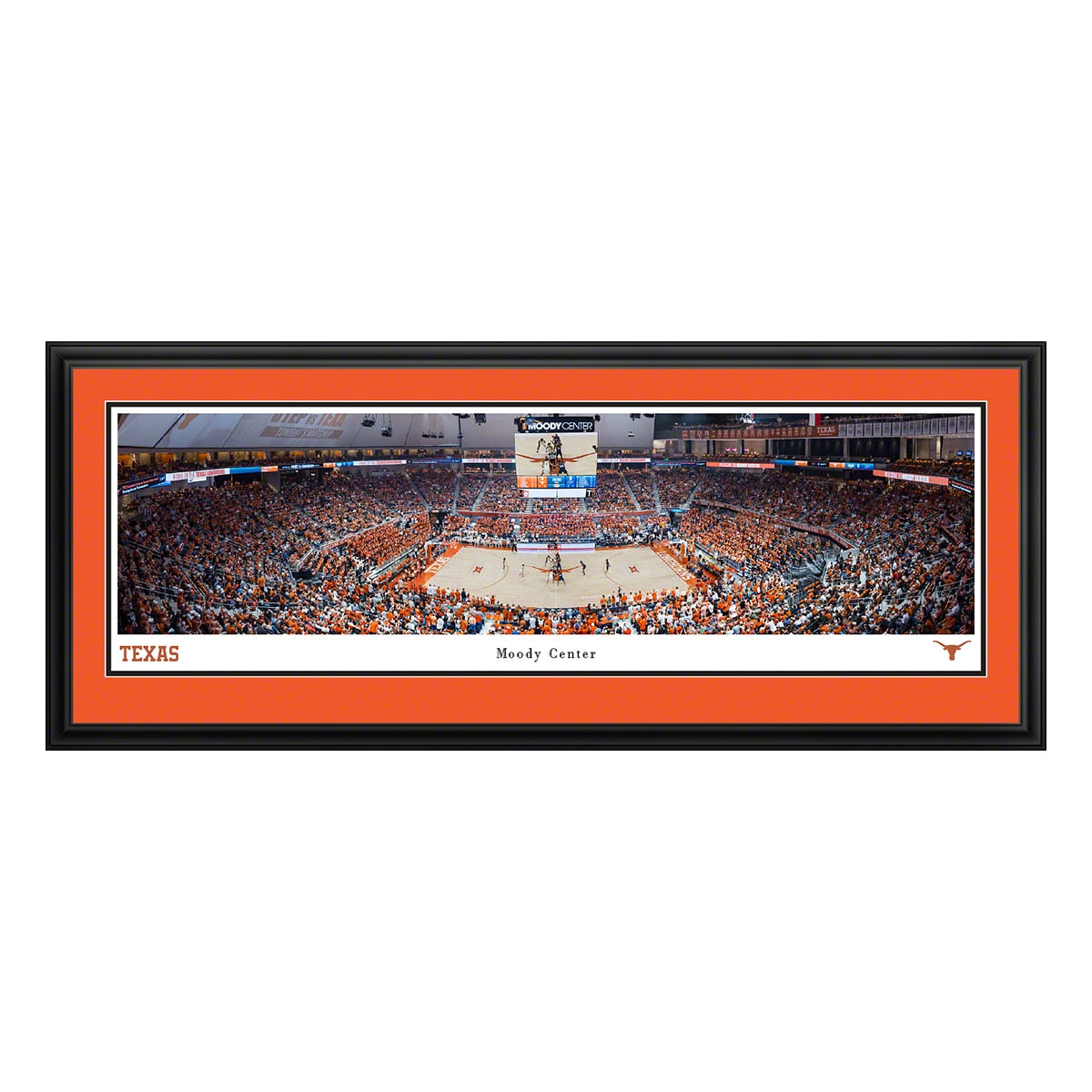 Texas Longhorns Basketball Deluxe Frame