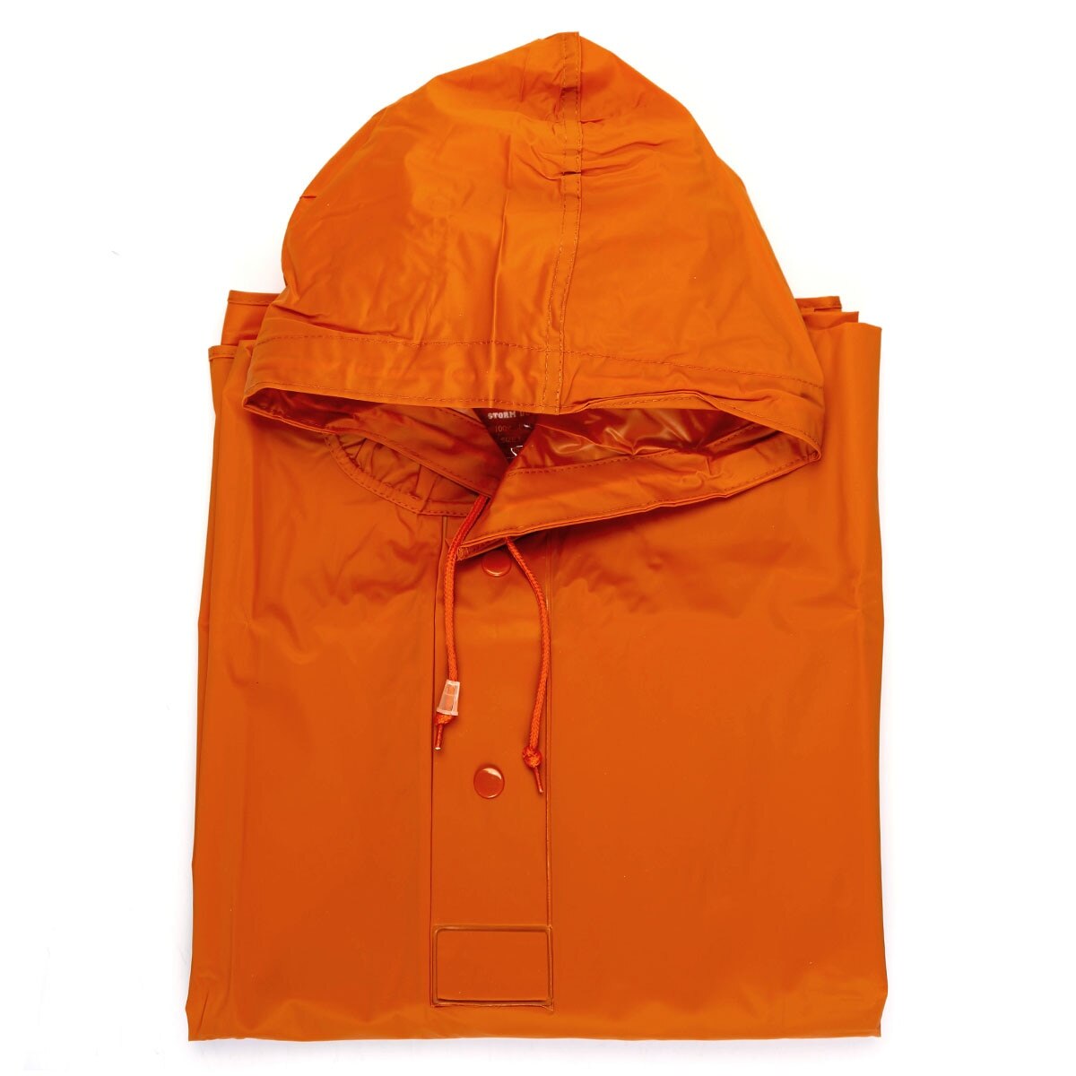 Burnt Orange Game Day Rain Poncho