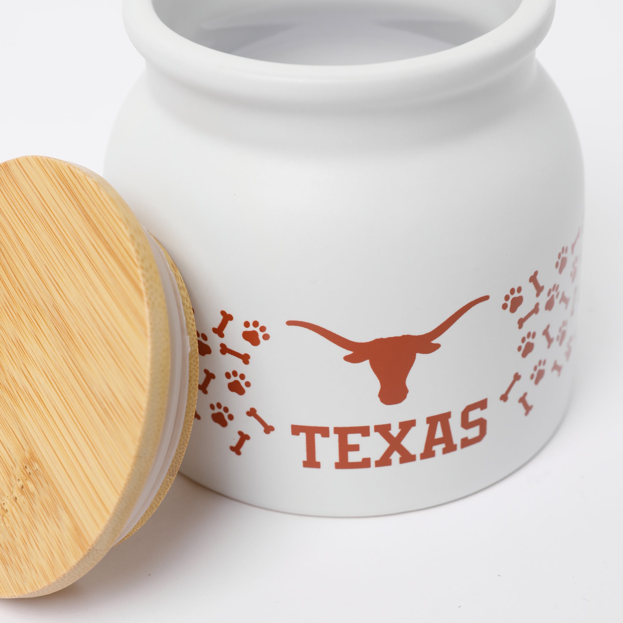Texas Longhorns Rover Pet Treat Jar