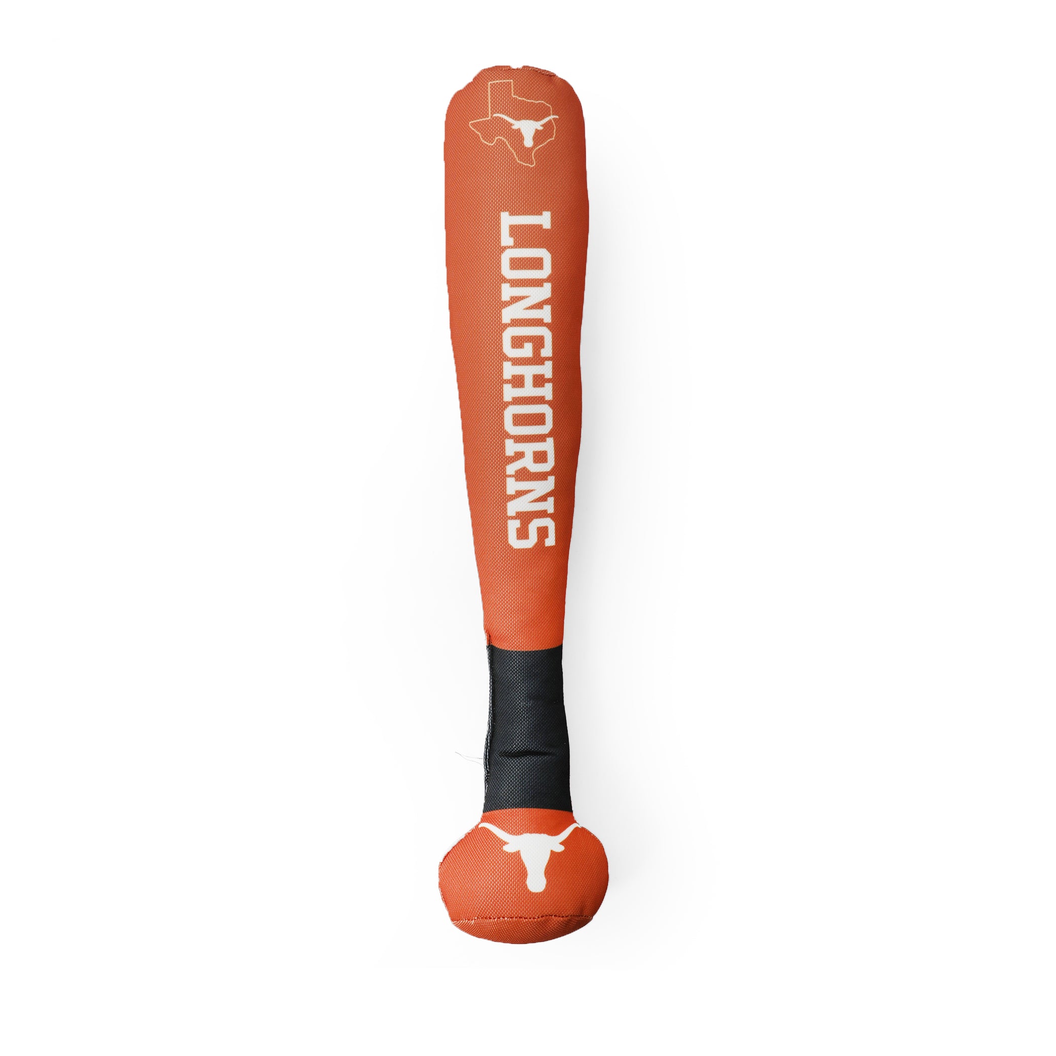 Texas Longhorns Baseball Bat Plush Dog Toy