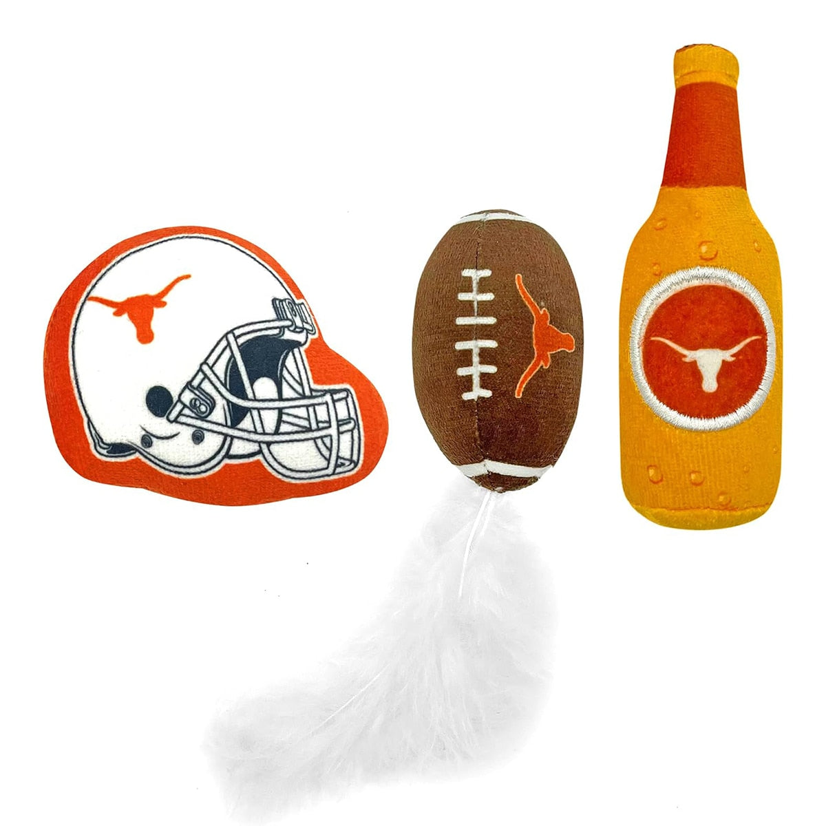 Texas Longhorns Catnip Toy 3 Piece Set